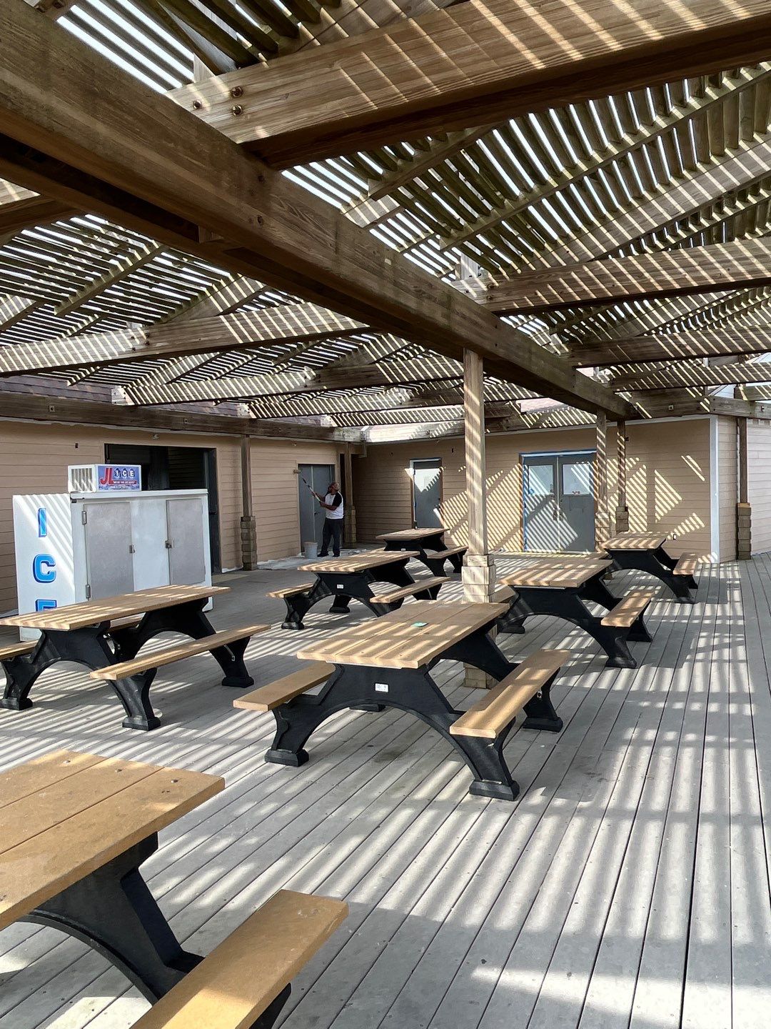 Padre Island National Seashore Malaquite Visitor Center Exterior remodel by Bayfront Roofing and Construction