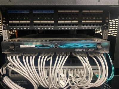 Structured cabling installation by CimaSolutions