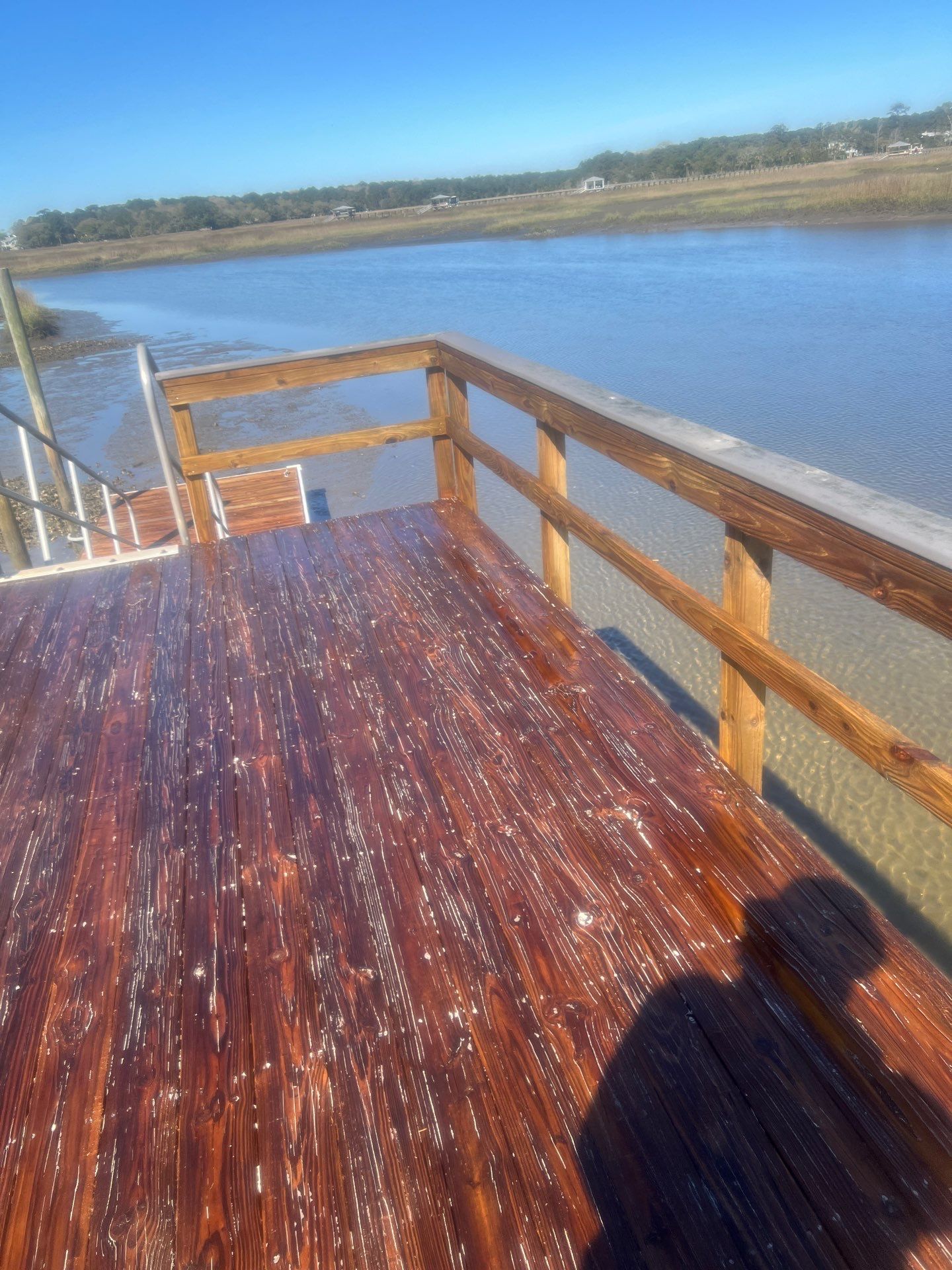 Dock using Wood Sealant by DuraSeal