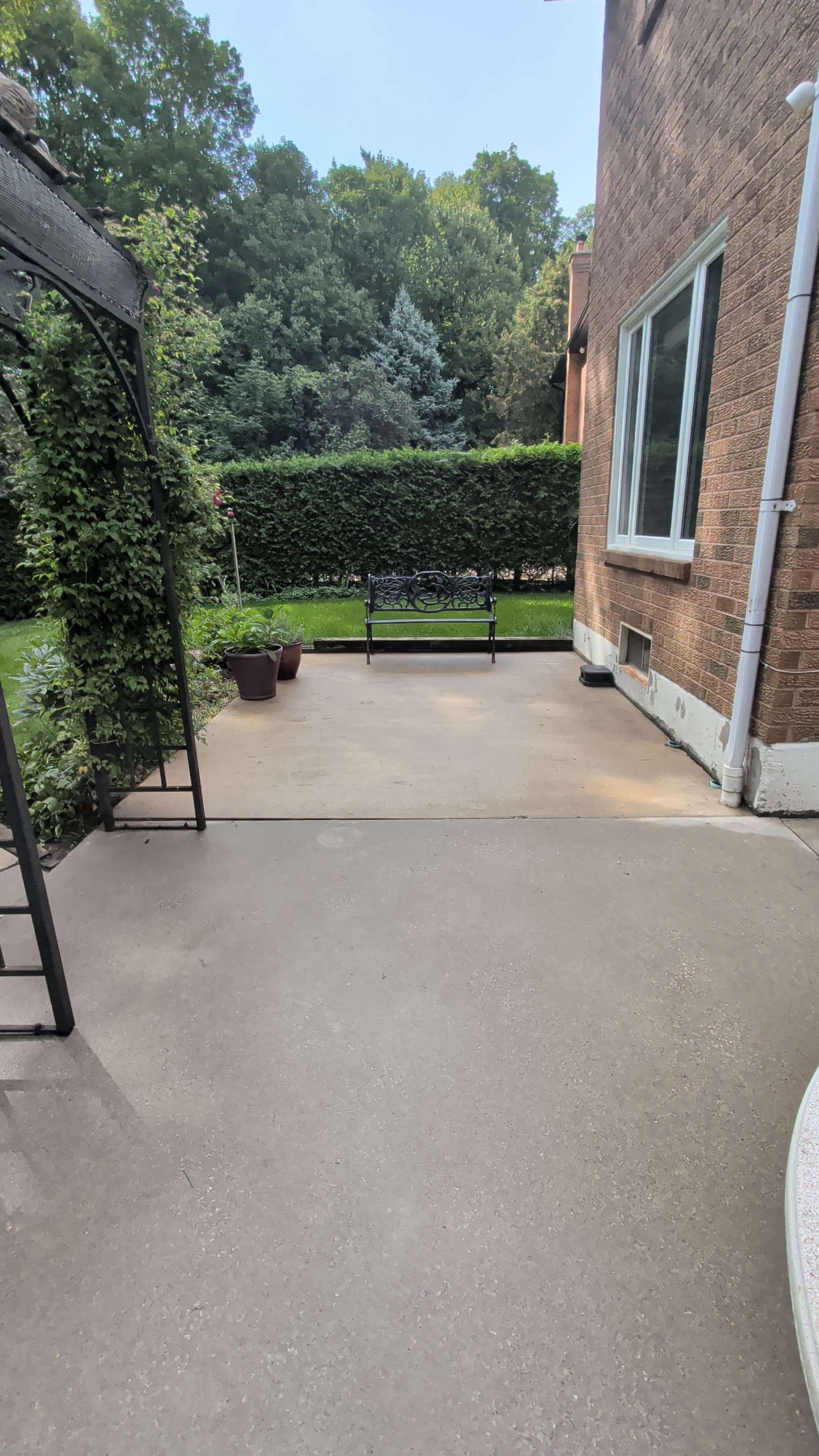 Residential Concrete Sidewalk Installation and Patio Power Washing in Maple by GTA HOME PAINTING