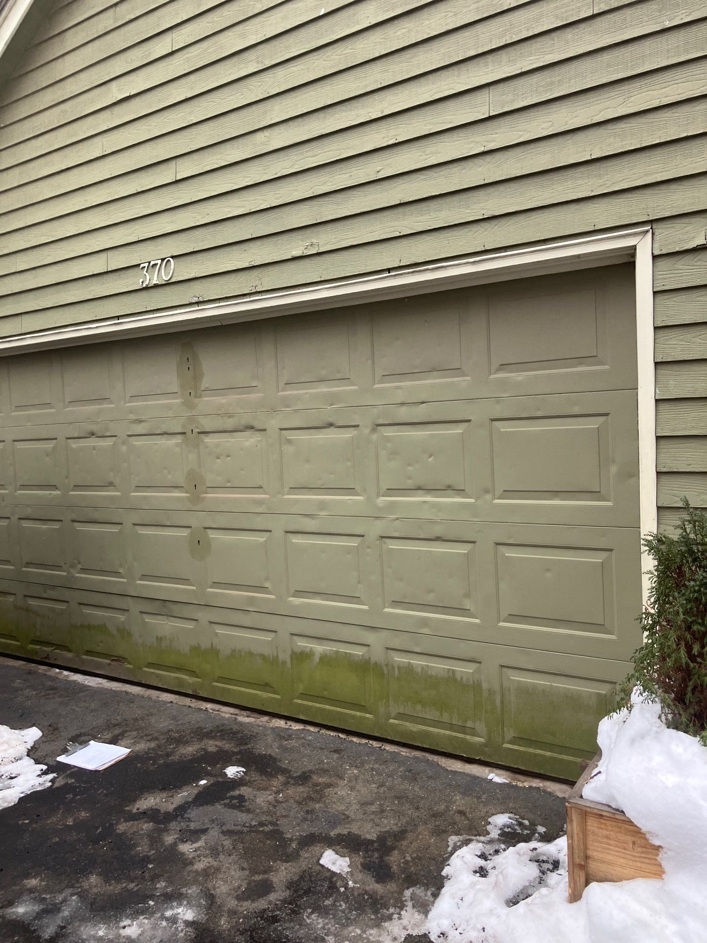 Garage door Upgrade  by DiGiorgi Roofing and Siding Inc