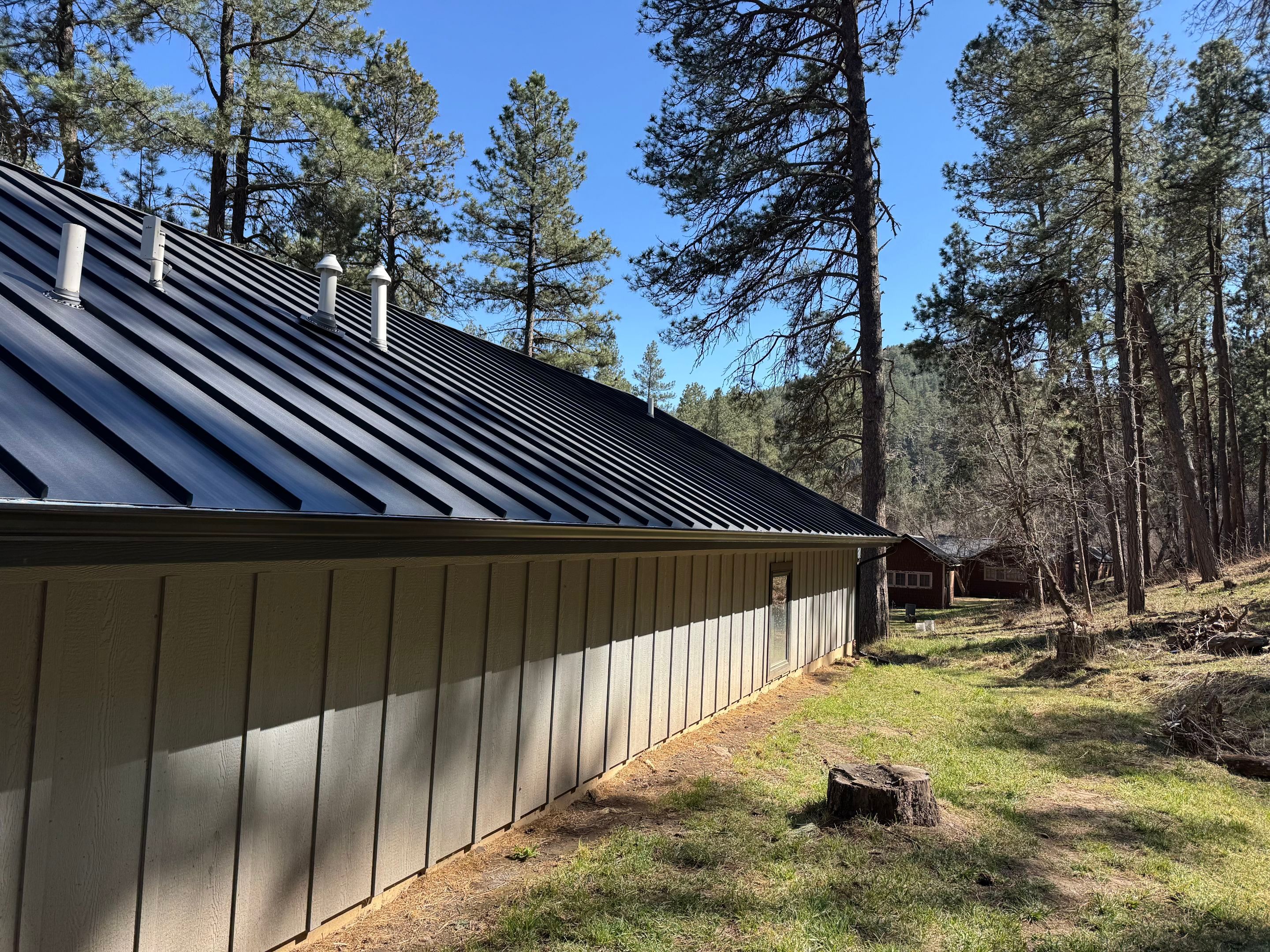 Residential Roofing Installation using Steel Roofing by Weather-Tite Exteriors LLC