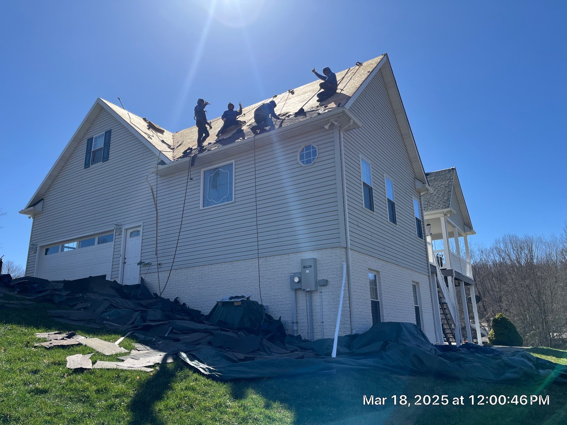 Residential Roofing Installation using Certainteed Landmark Pro Shingles by Fahey Roofing + Contracting
