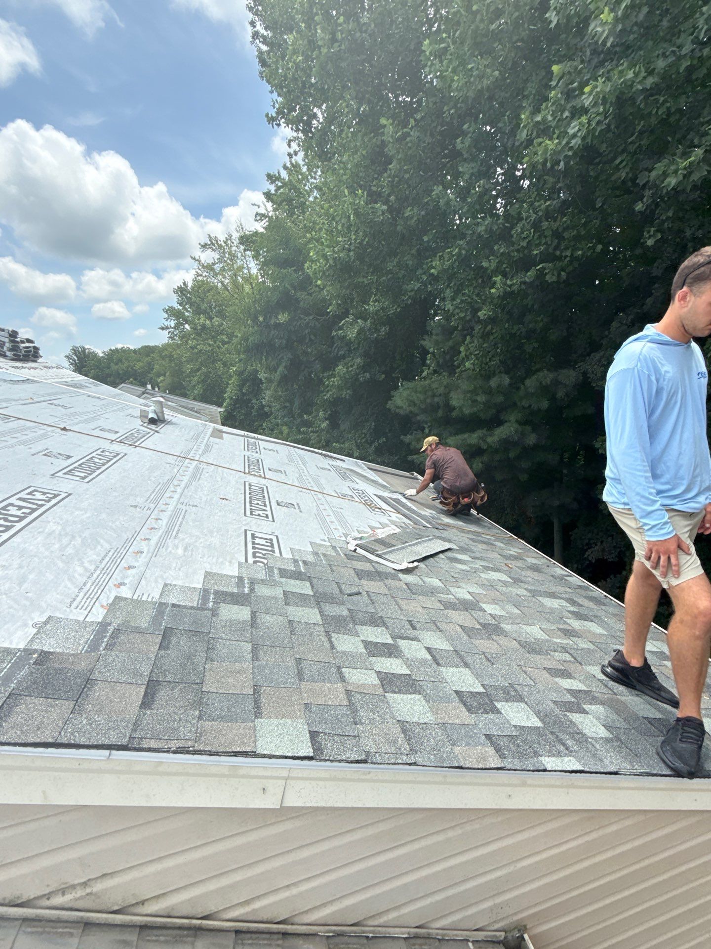 Residential Roofing Installation using GAF Timberline HDZ by Matter Roofing & Construction