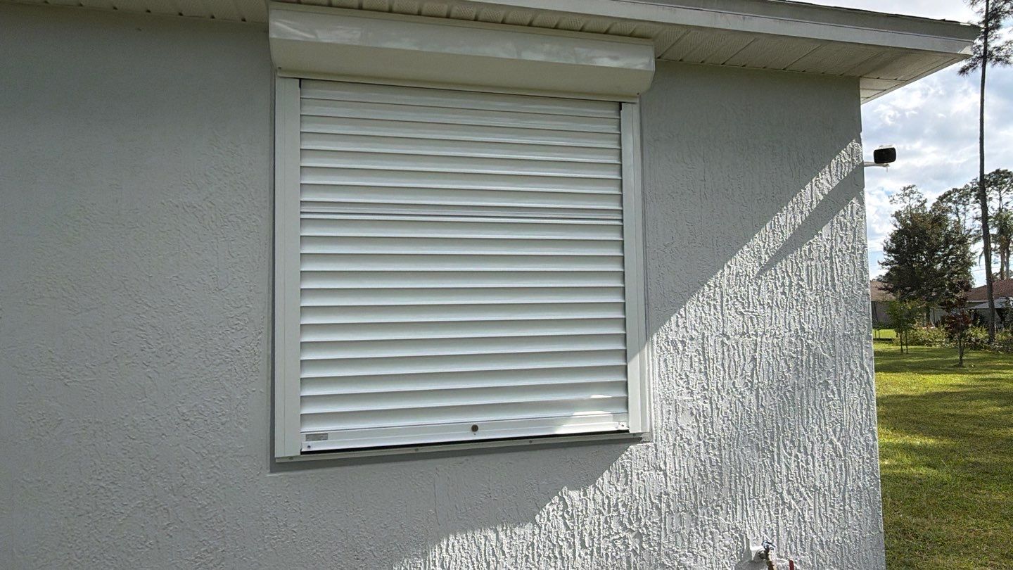 Rolling Shutters in White by Smart Guard Shutters