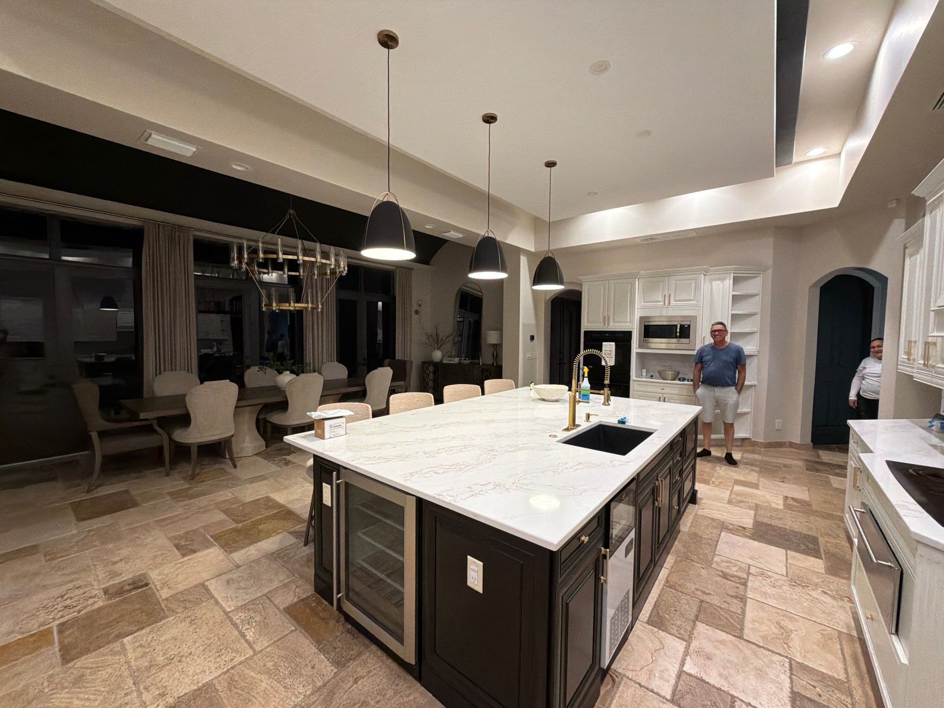 Two Tone Cabinets Repaint by Fresh Coat Painters