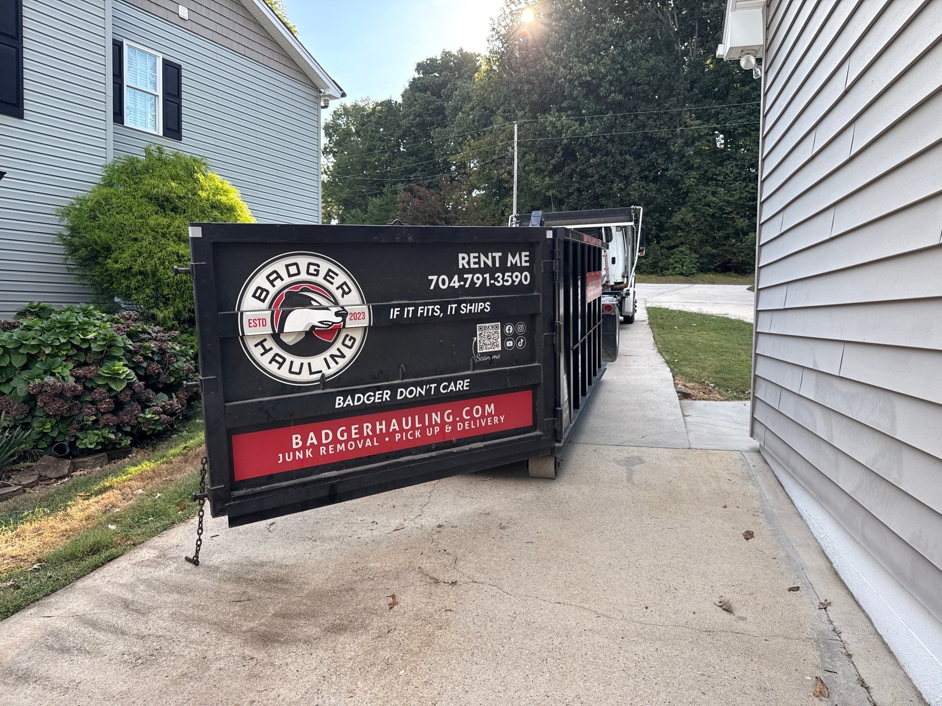 Project in New London by Badger Hauling