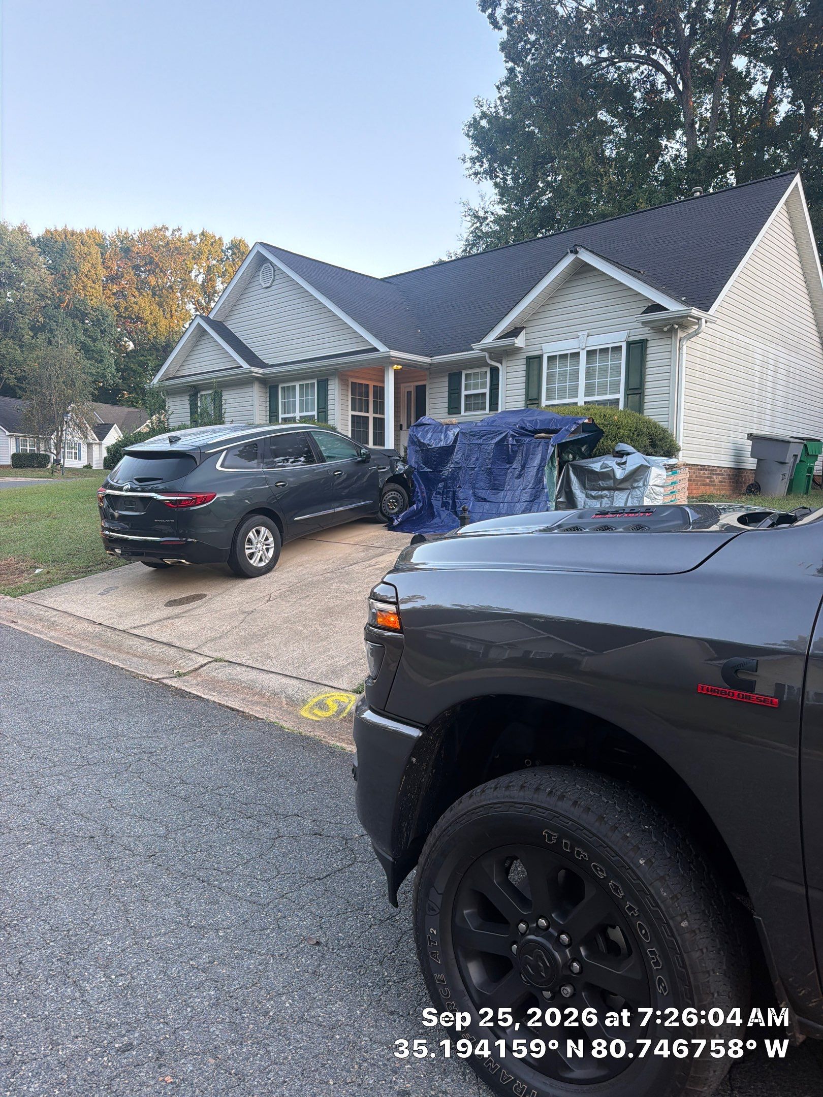 Roof and gutter replacement by hail and wind damage by Just Brilliant Restoration JBR