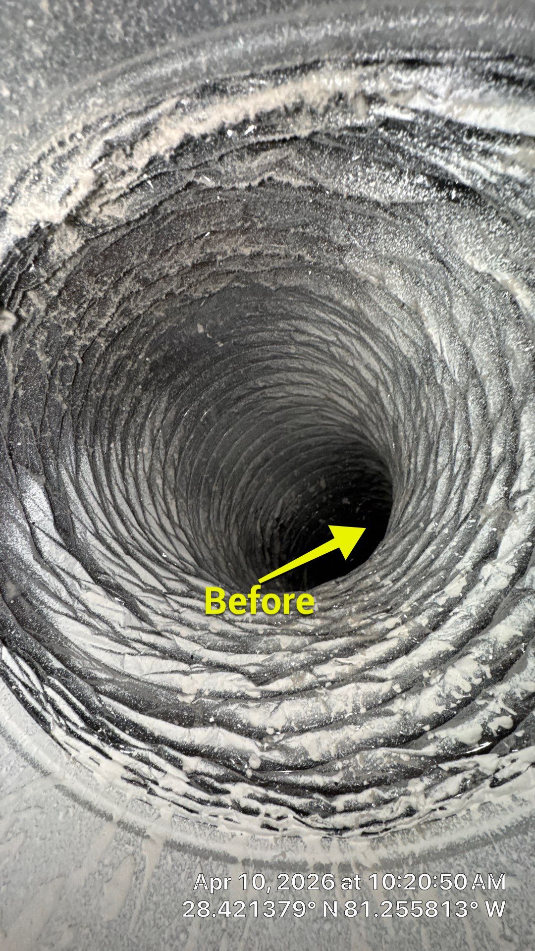 Air Duct Bath Fan Exhaust Cleaning in Orlando by Hygienic Air, Inc