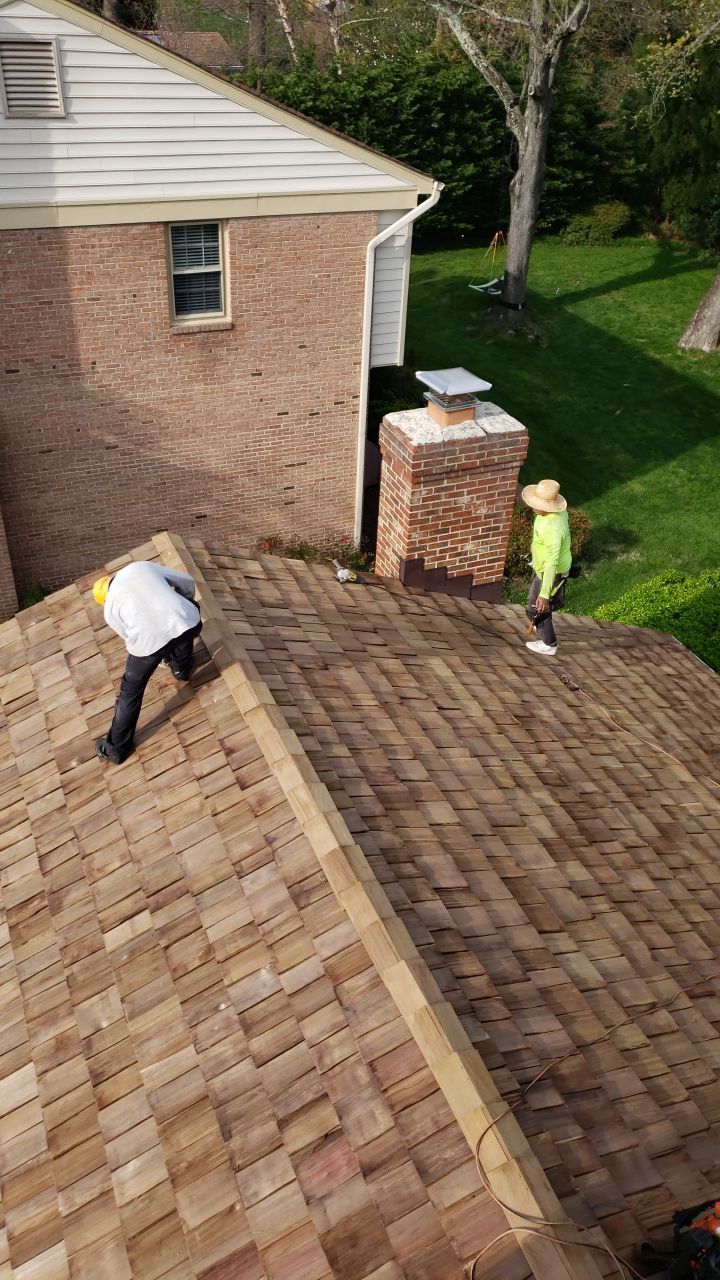 McLean Cedar Shake Roofing Project  by RM Banning, Inc.