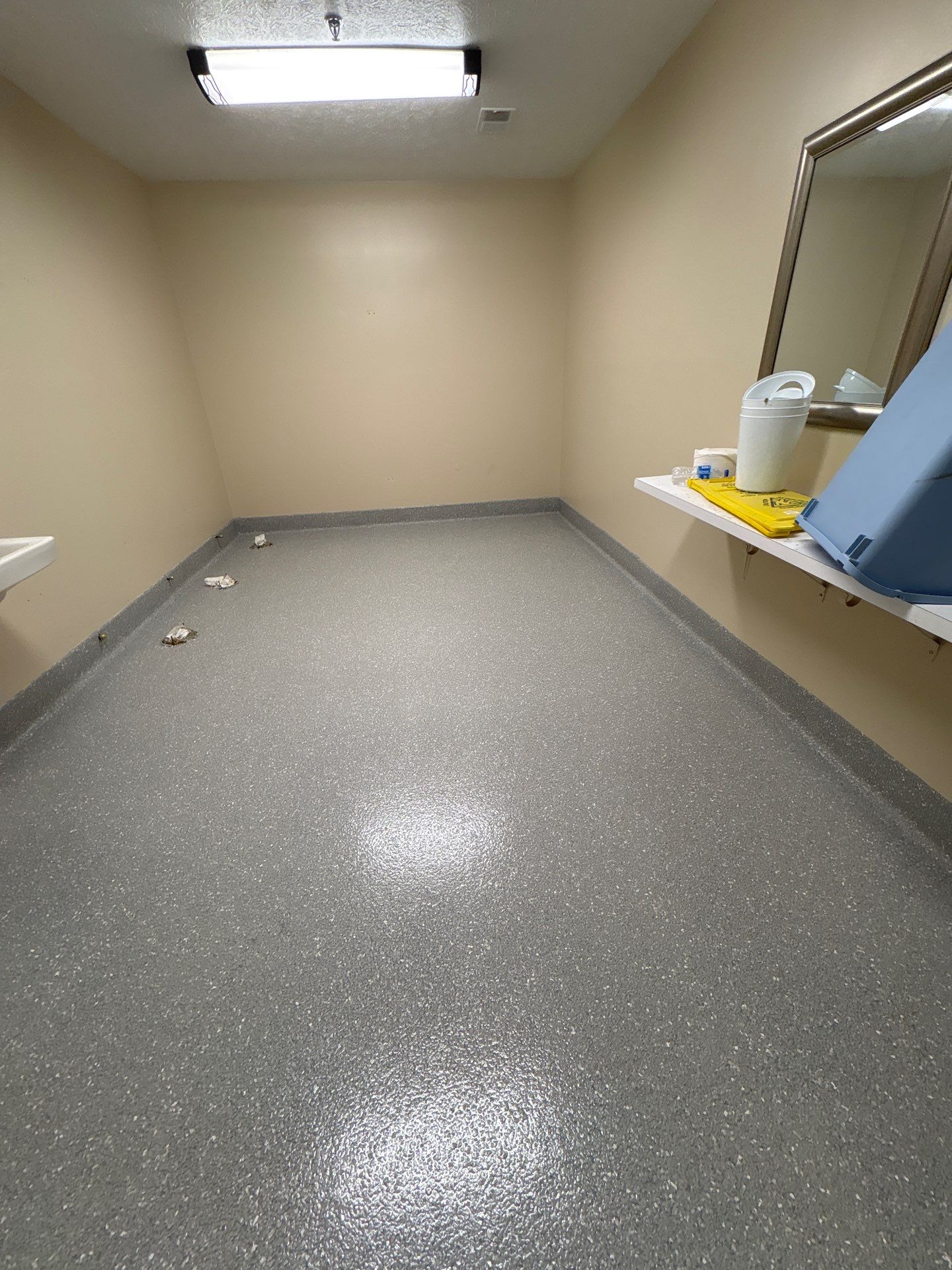 Commercial Kitchen Floor Remodel at Elks, Winchester, VA by Tailored Concrete Coatings