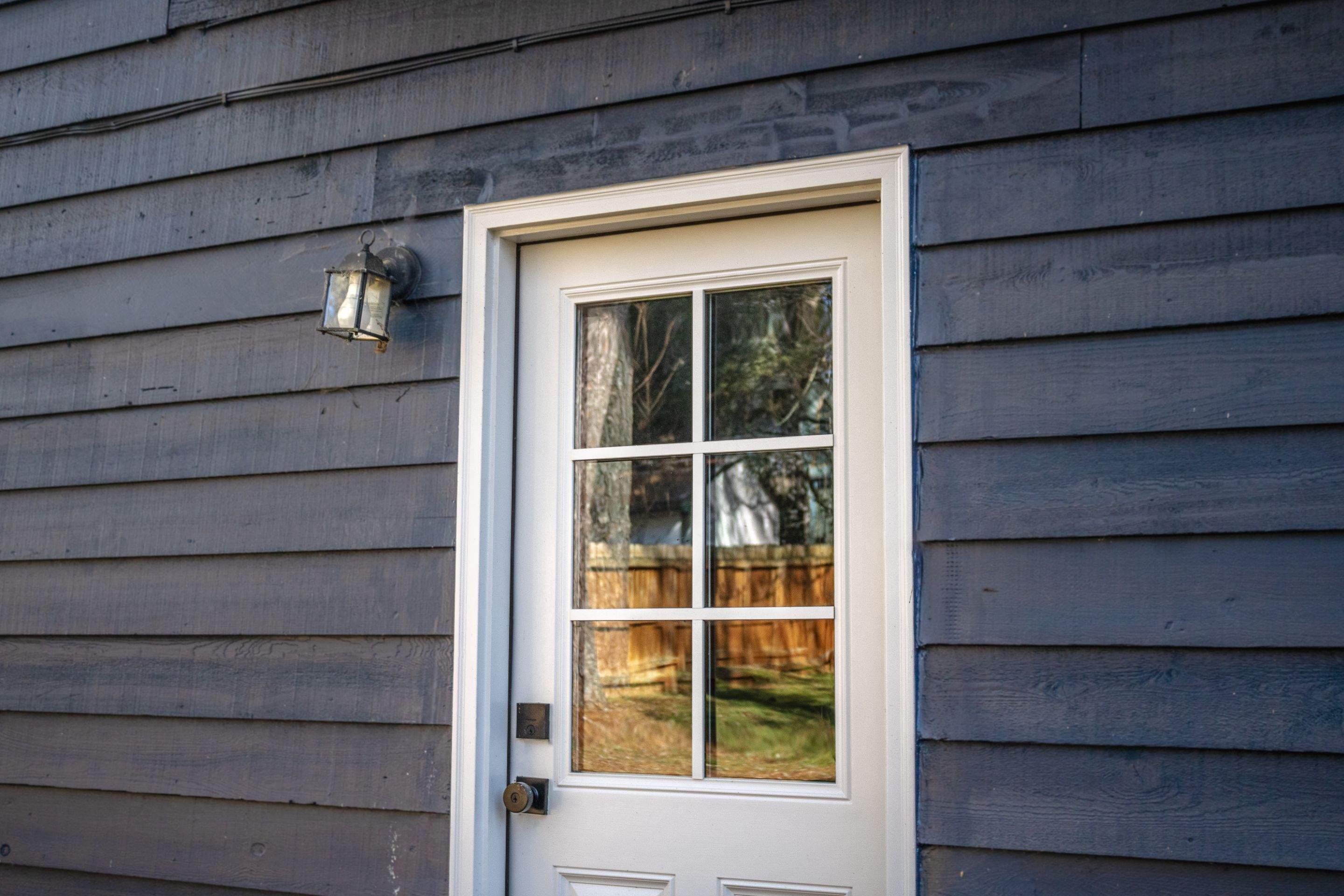 Three Door Installations using Harris Fiberglass Doors by Nelson Exteriors