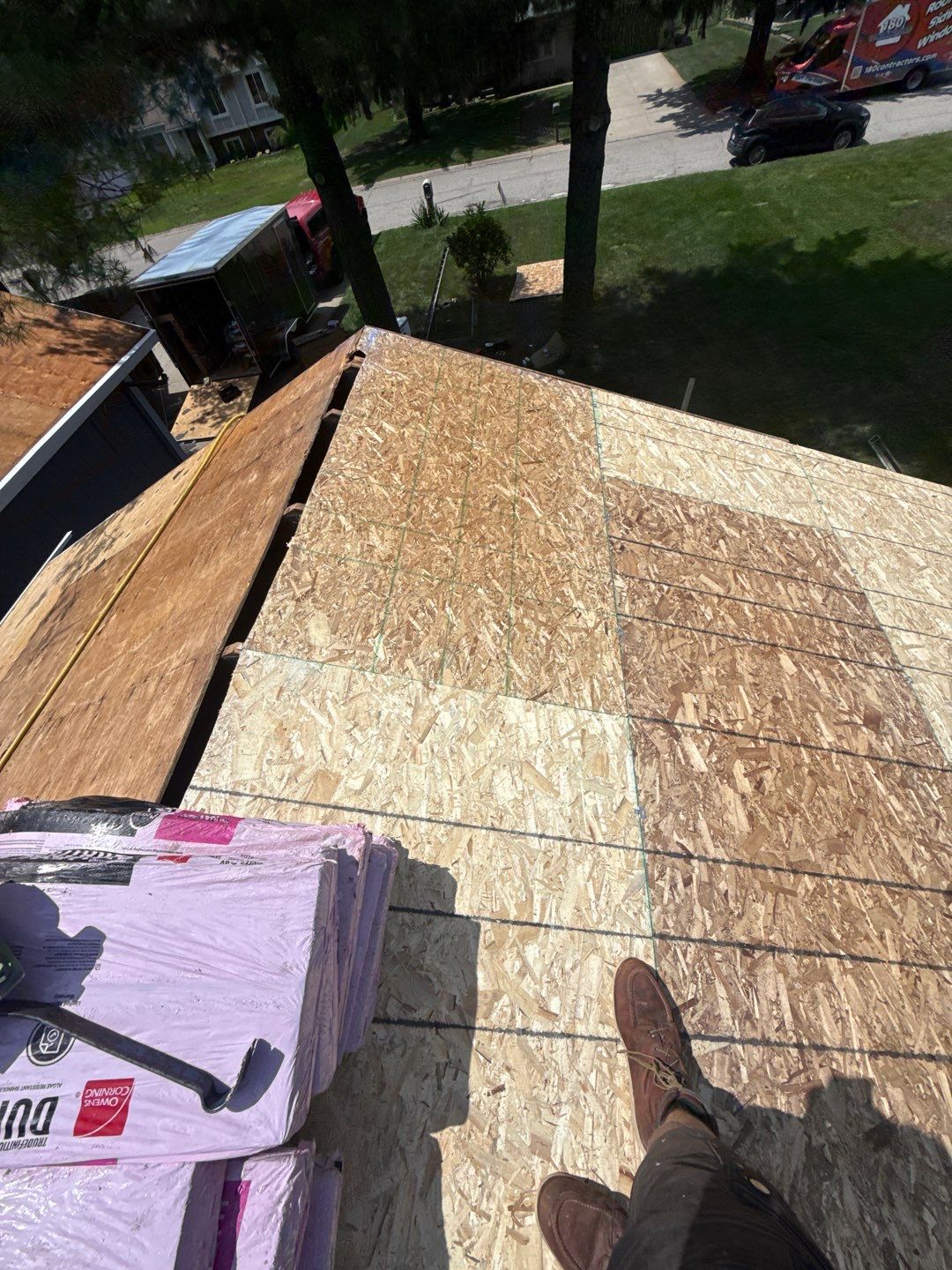 Roof Replacement using Owens Corning Tru Definitions by 180 Contractors