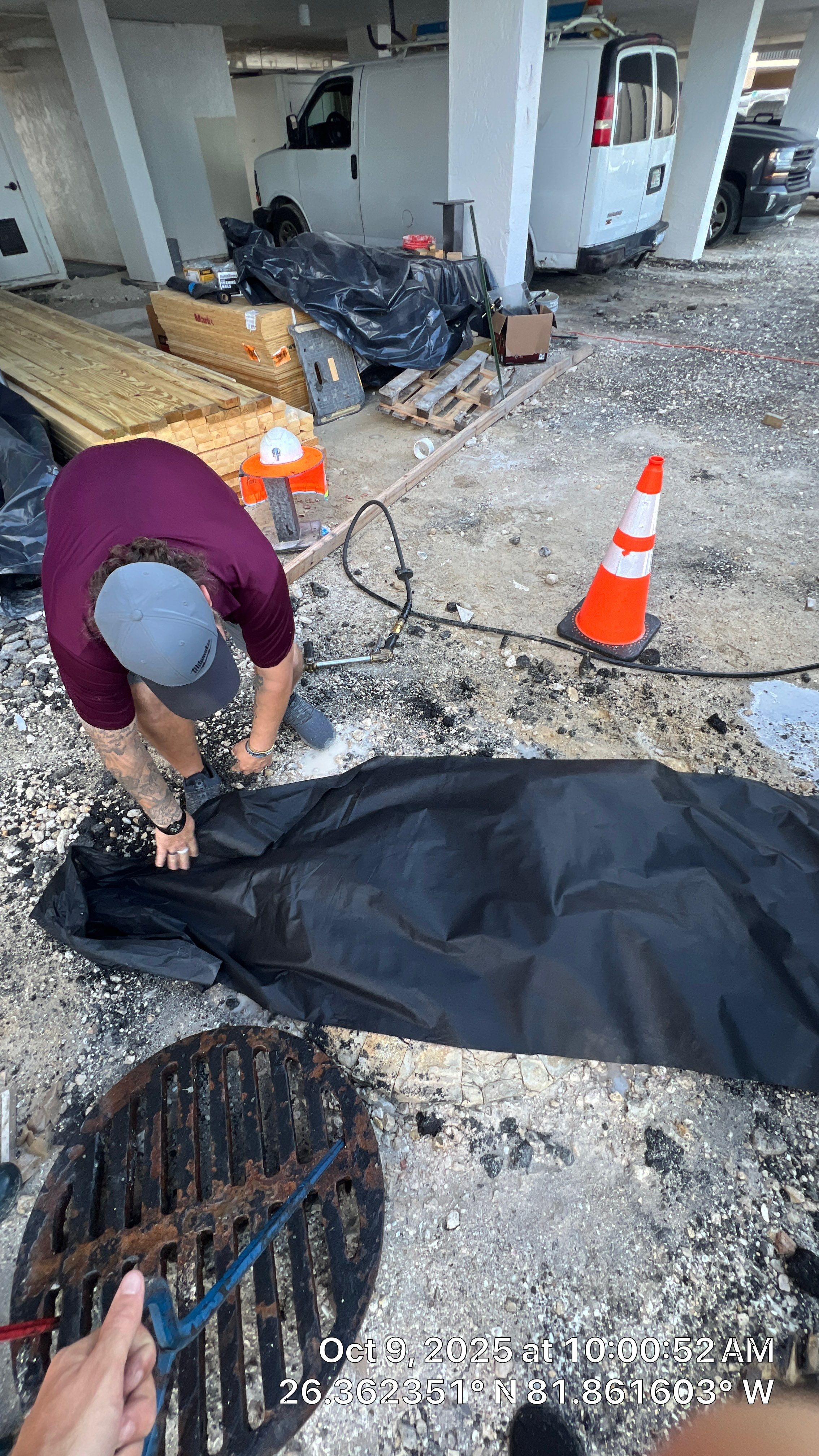 Little Hickory Island Condo Catch Basin Cleanout by Don Mar, Inc. Storm Water Solutions