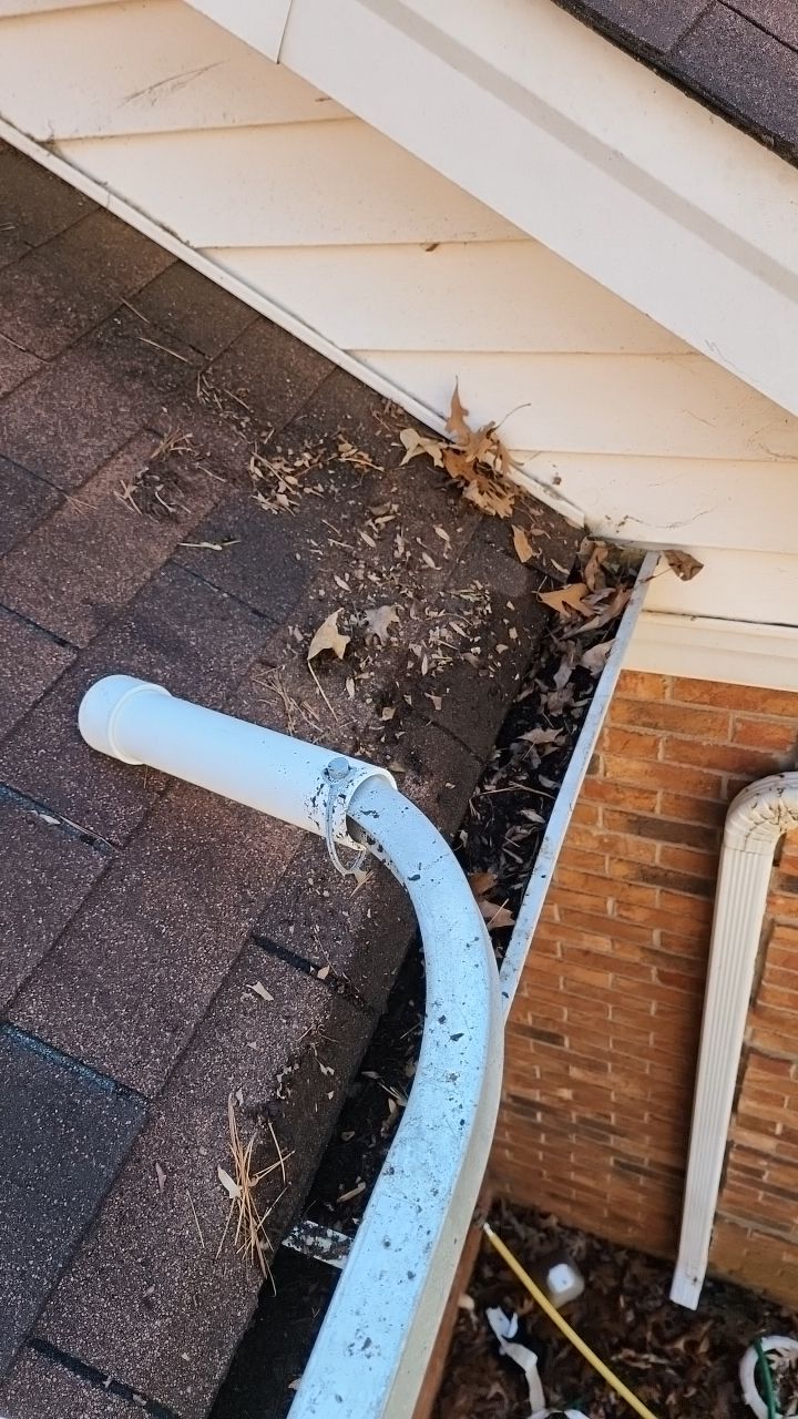 Gutter and Roof cleaning using cleaner by G&H Home Tech Pros LLC