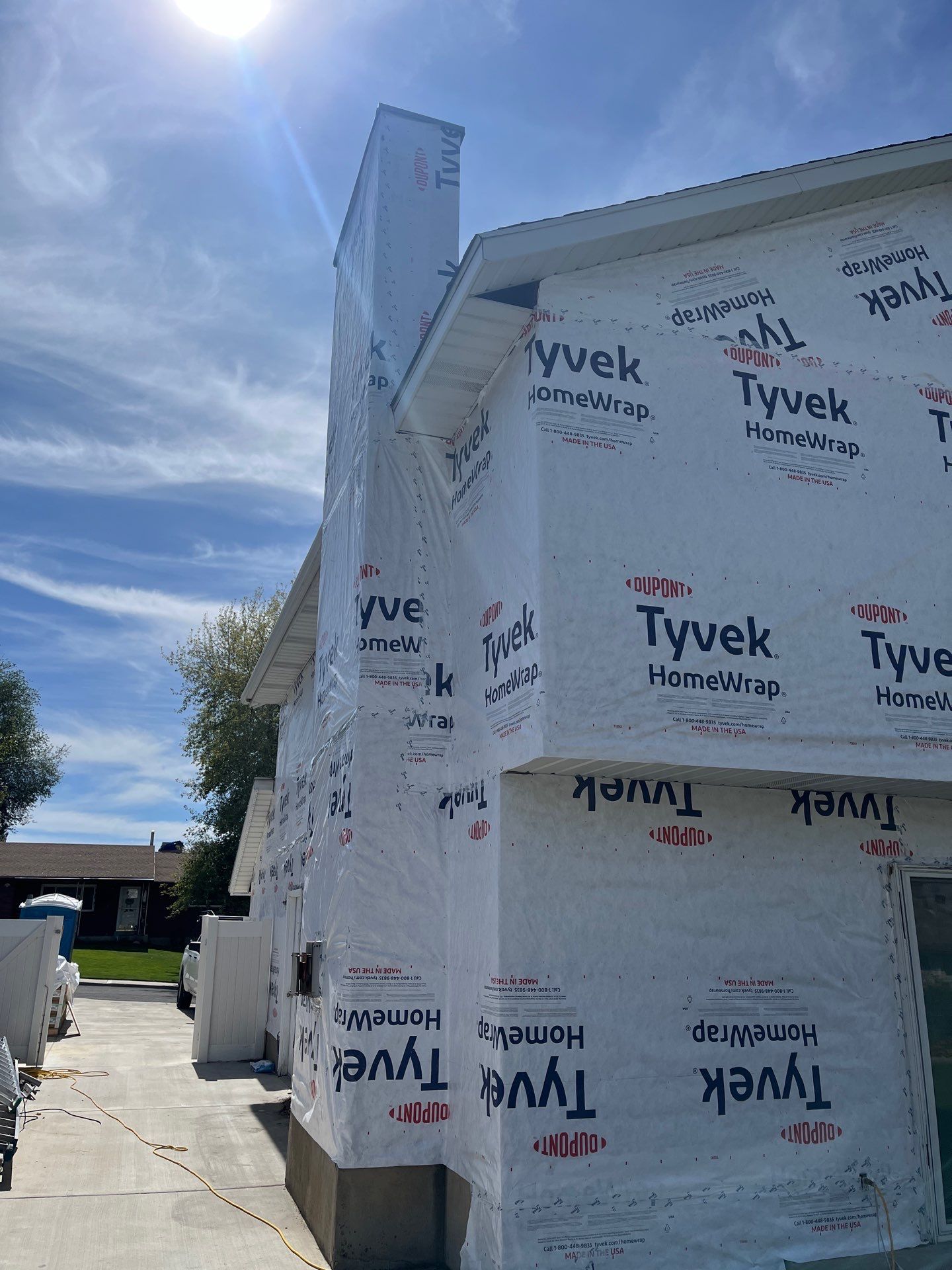 Orem | Complete Vinyl Siding Upgrade | Bayou & White    by Ideal Siding Utah