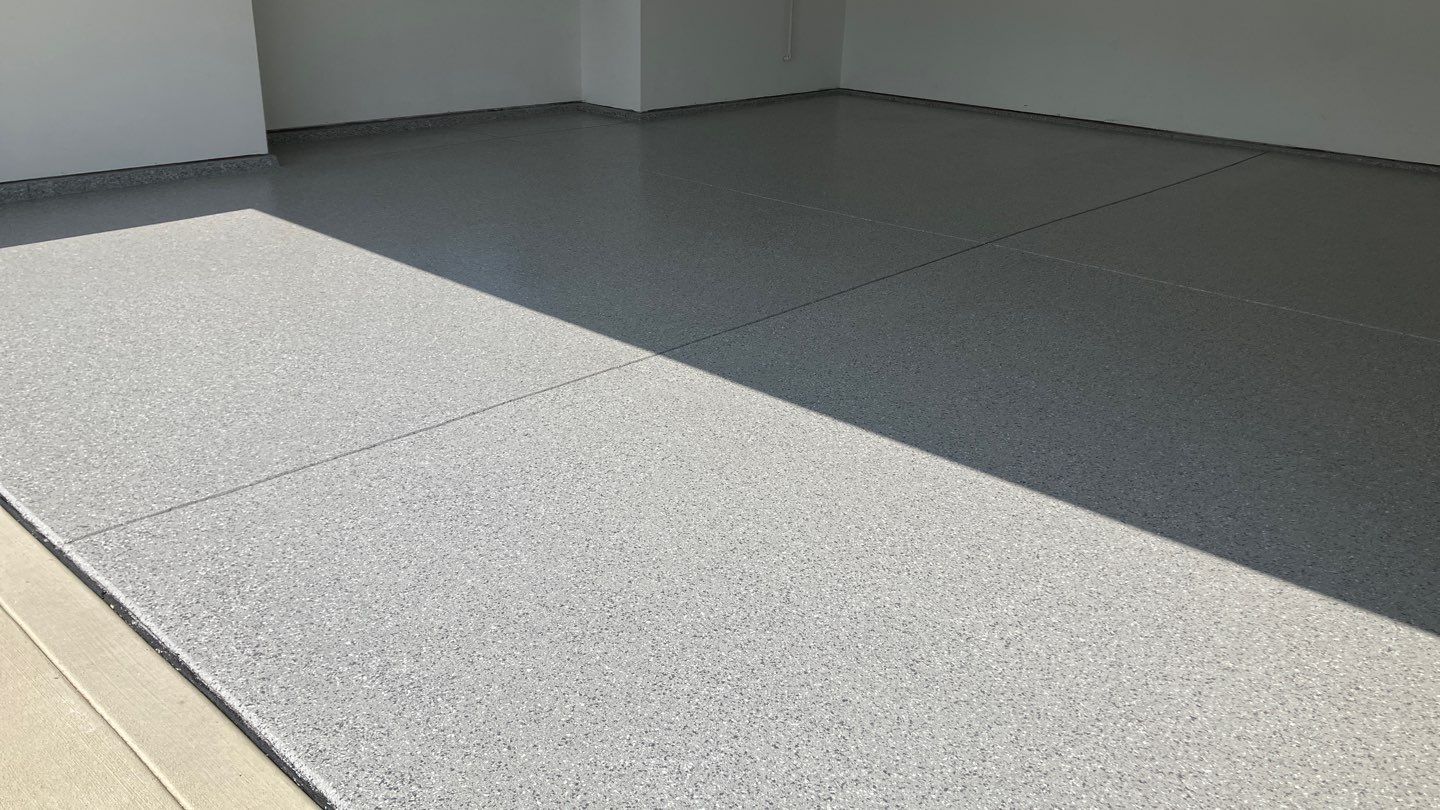 Garage Floor Coating in Granger! by Innovative Spaces / Innovative Concrete Coatings
