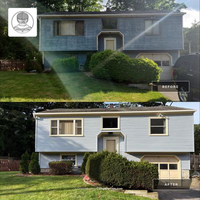 Siding using Cert. Monogram D/4 Clapboard, Oxford Blue
