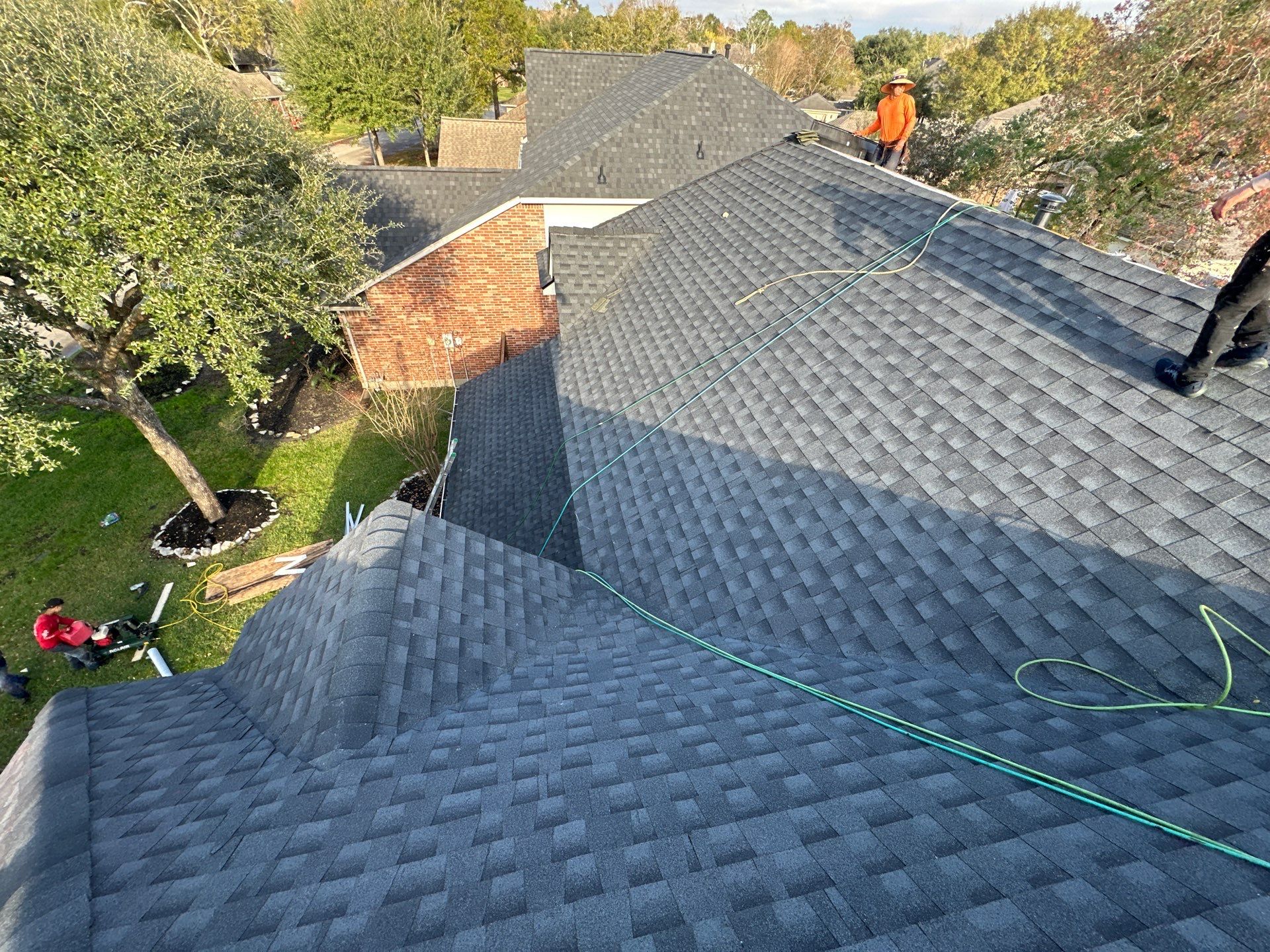 GAF HDZ CHARCOAL W/ PREMIUM RIDGE Z by Motion Roofing