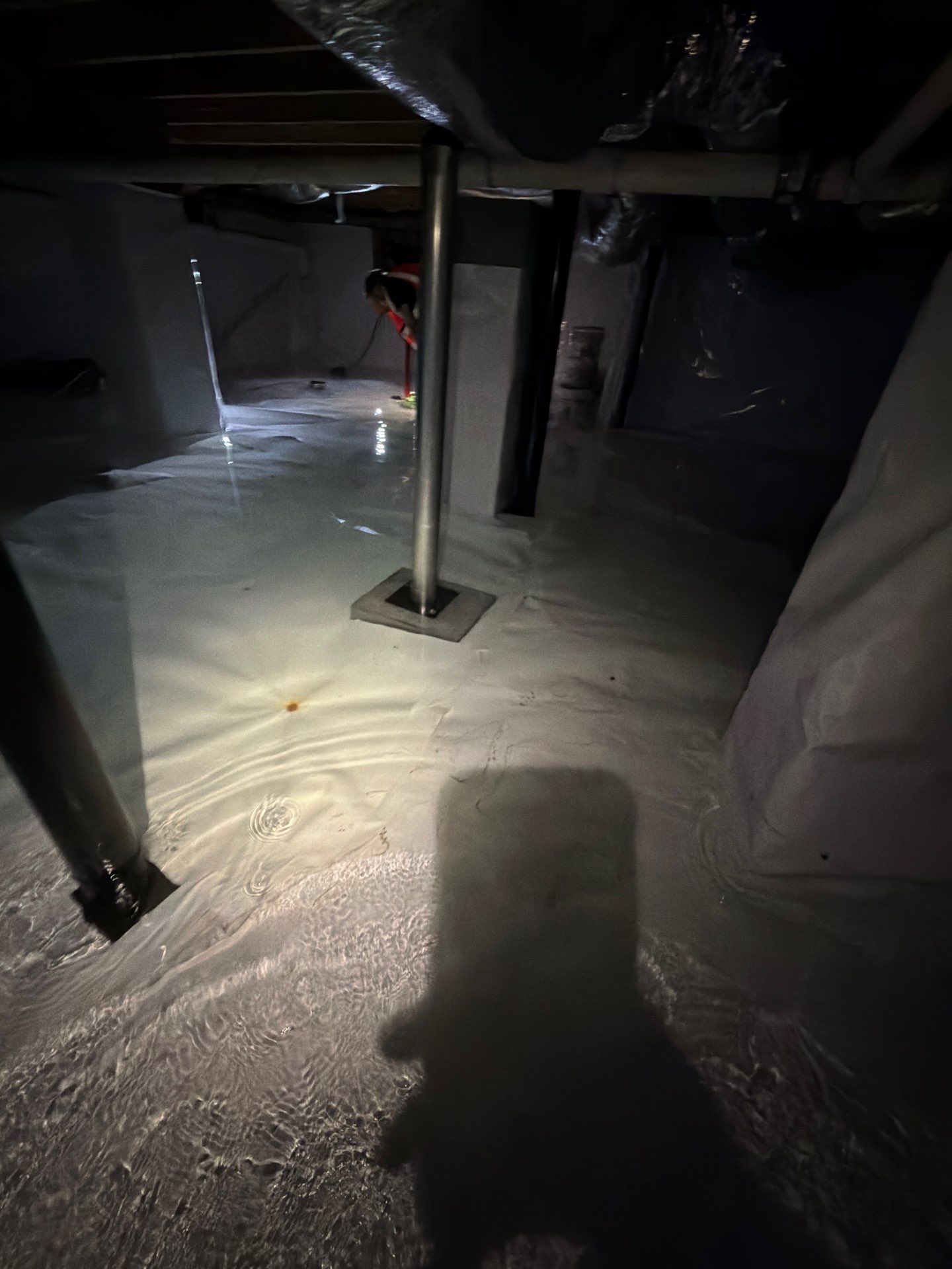 Alpharetta Crawlspace Water Damage Restoration with Vapor Barrier Installation by Restoration Damage Pros of Atlanta