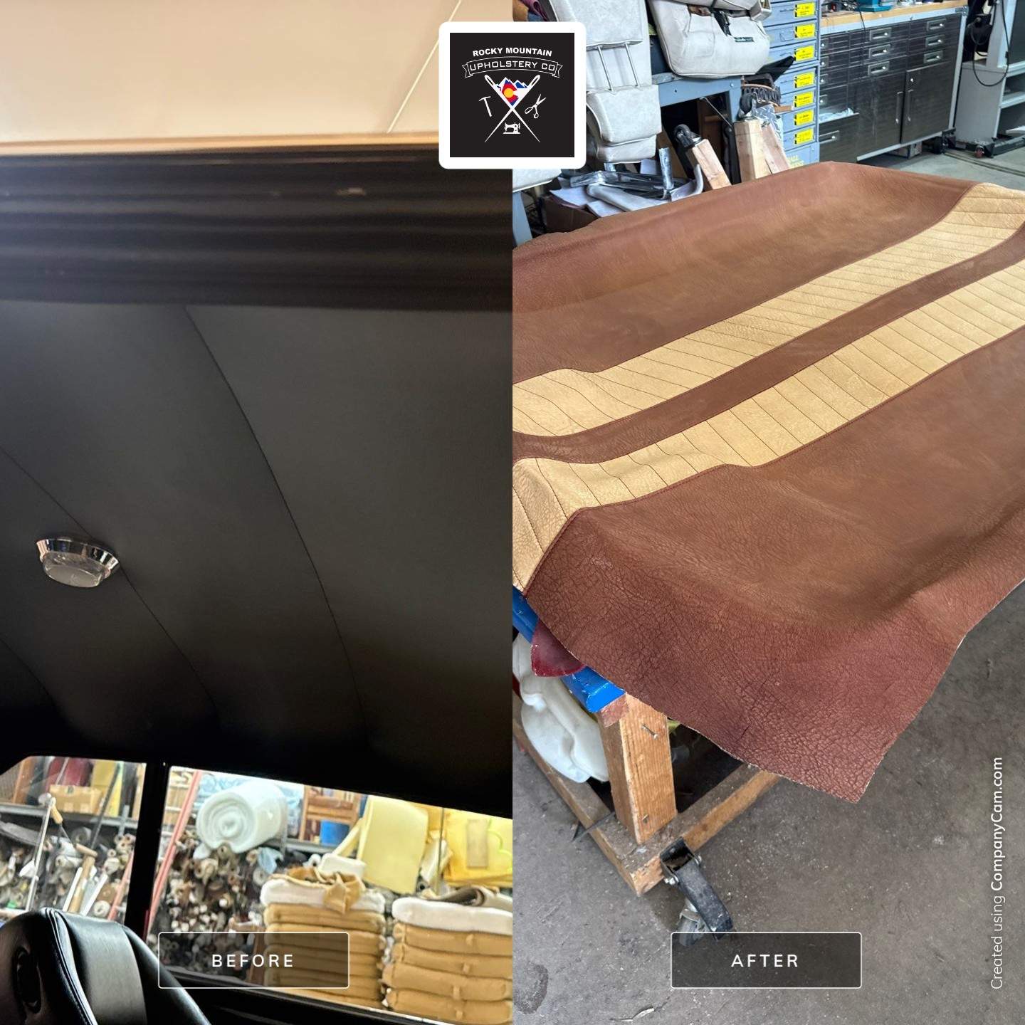 1963 Nova SS Custom Leather Interior  by Rocky Mountain Upholstery Co