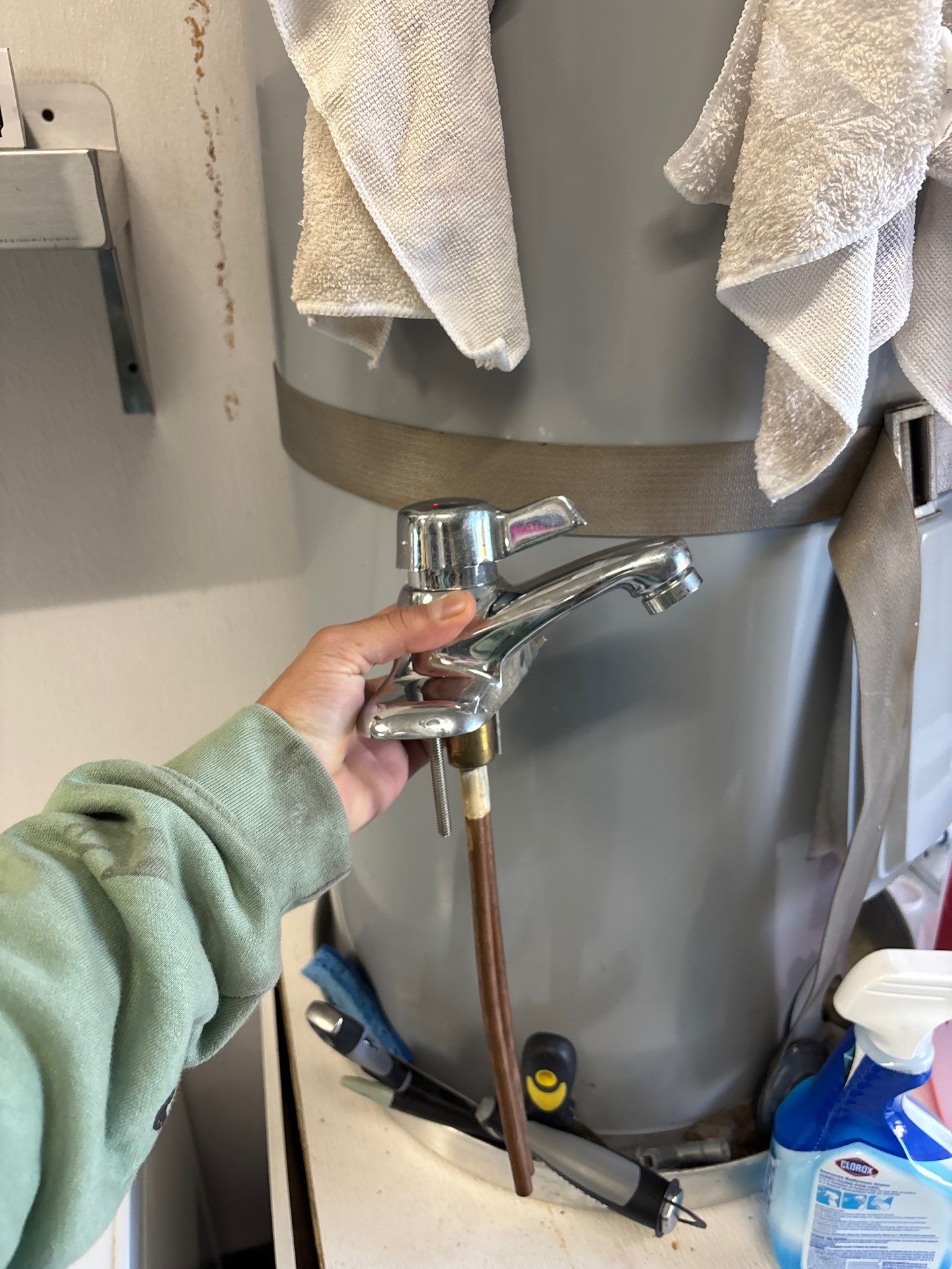 Sink Installation with Faucet & Plumbing by Us Plumbing