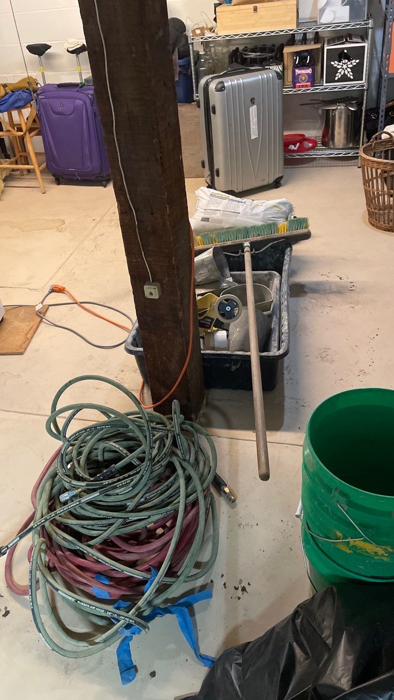 Parge Coating Drew's Stone Foundation by Waterproofing Northeast