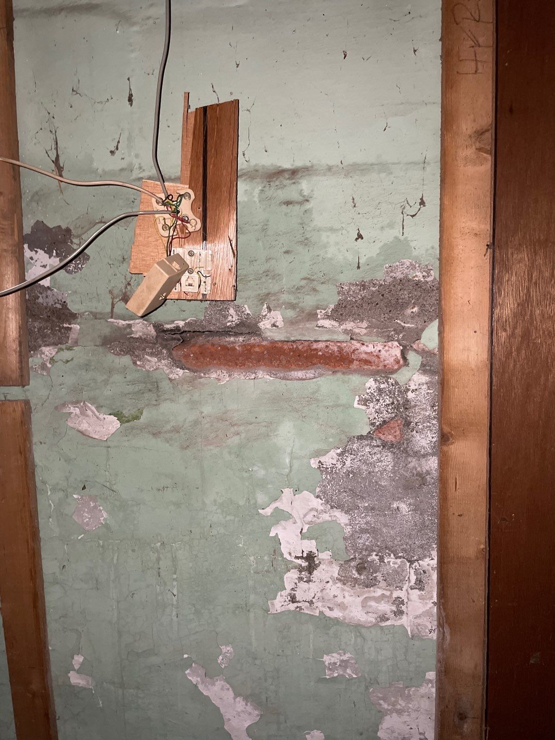 Wall repair with Fortress Invisibeams by ACE Waterproofing & Basement Solutions