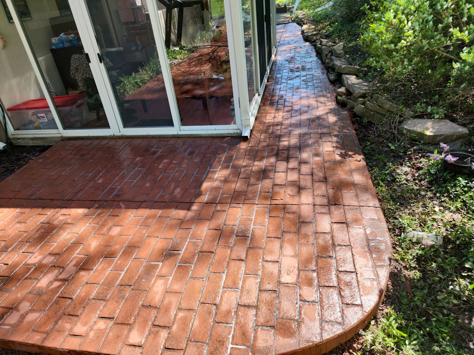 Stamped Concrete by Ivy Lea Construction