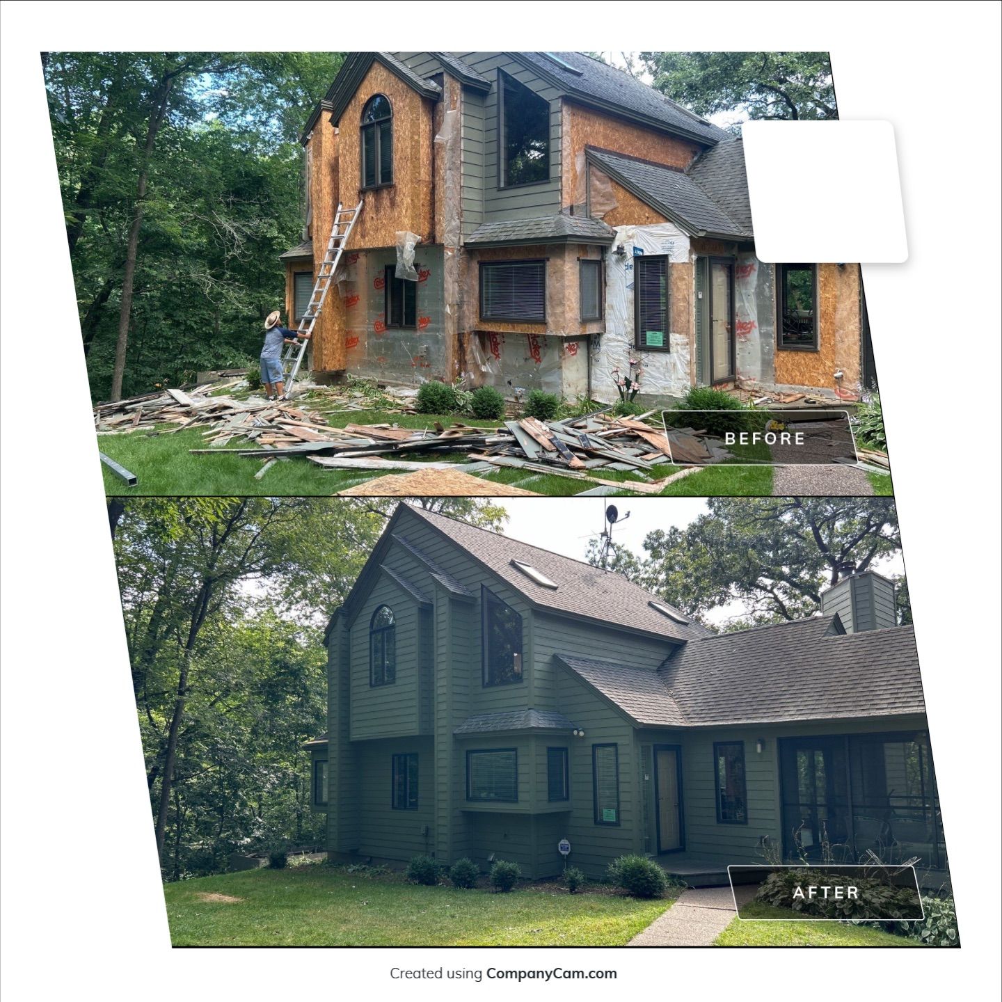 LP Smart Siding Replacement by KRC Roofing And Siding