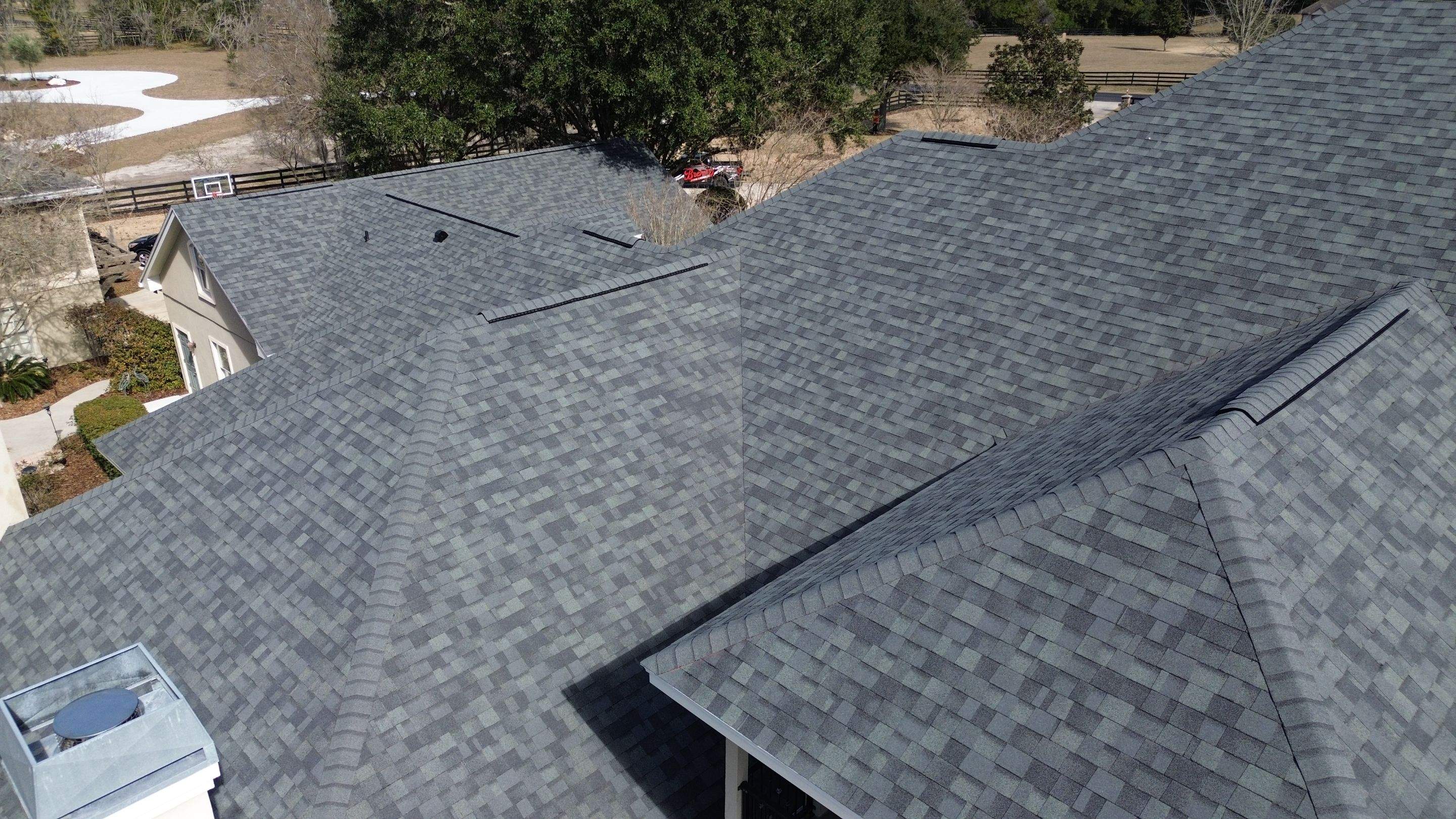 Huge shingle reroof in Newberry, FL by Brehm Roofing