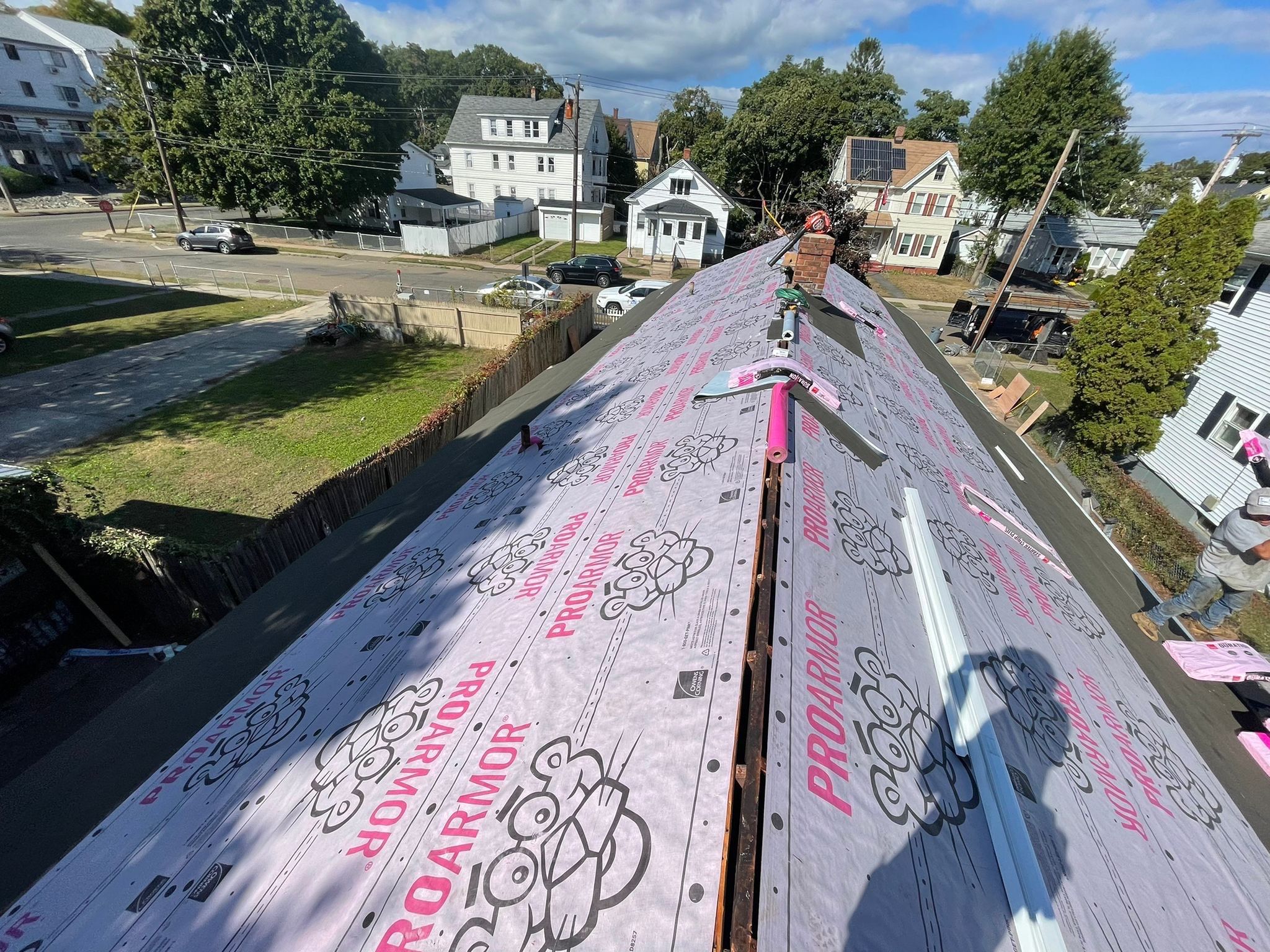 Residential Roofing Installation using Owens Corning TruDefinition Duration - Estate Gray by A Plus Exterior