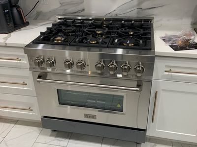 Gas / Electric Stove Install using ZLINE STOVE