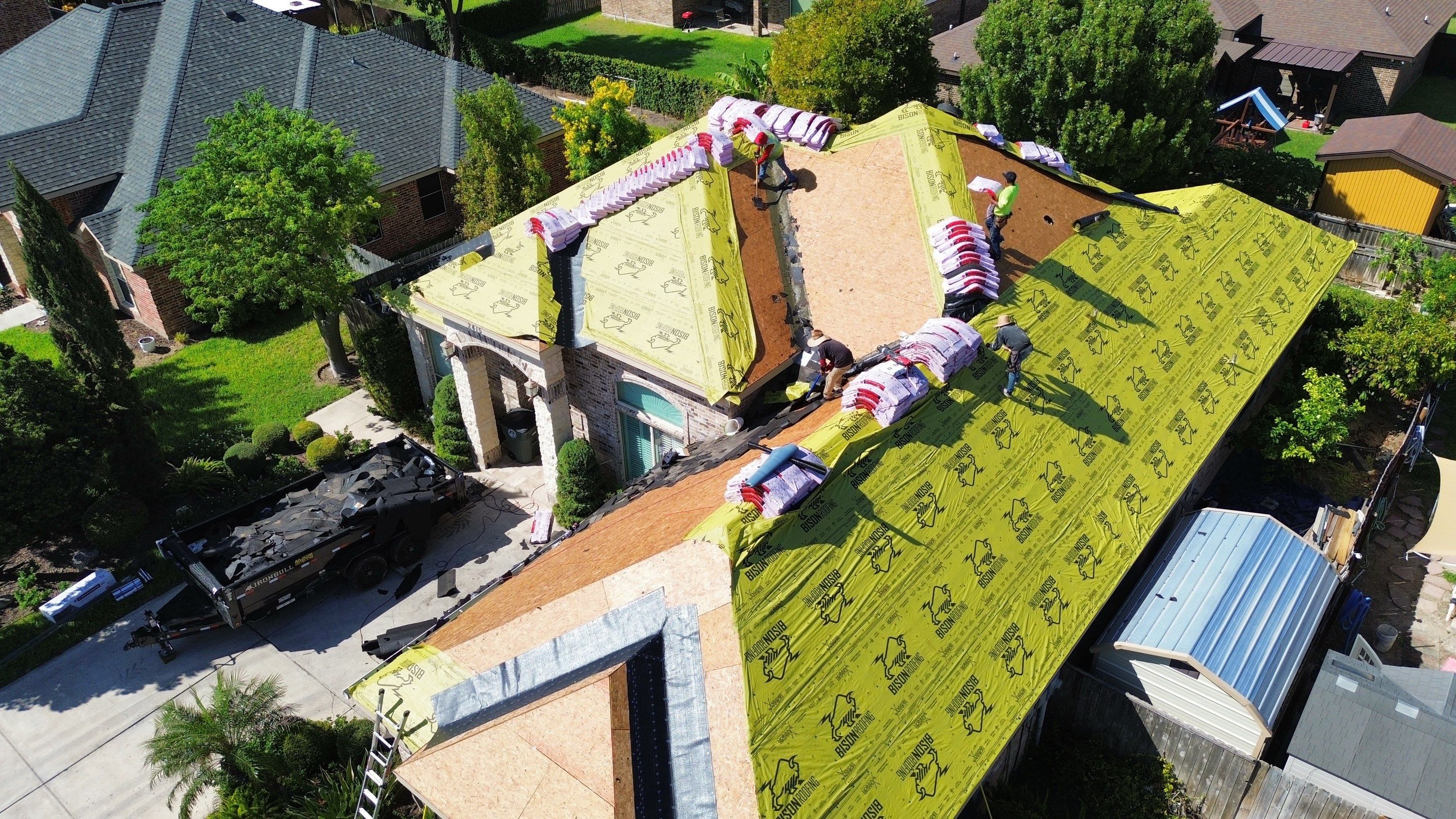 Mission Roof Project by Bison Roofing