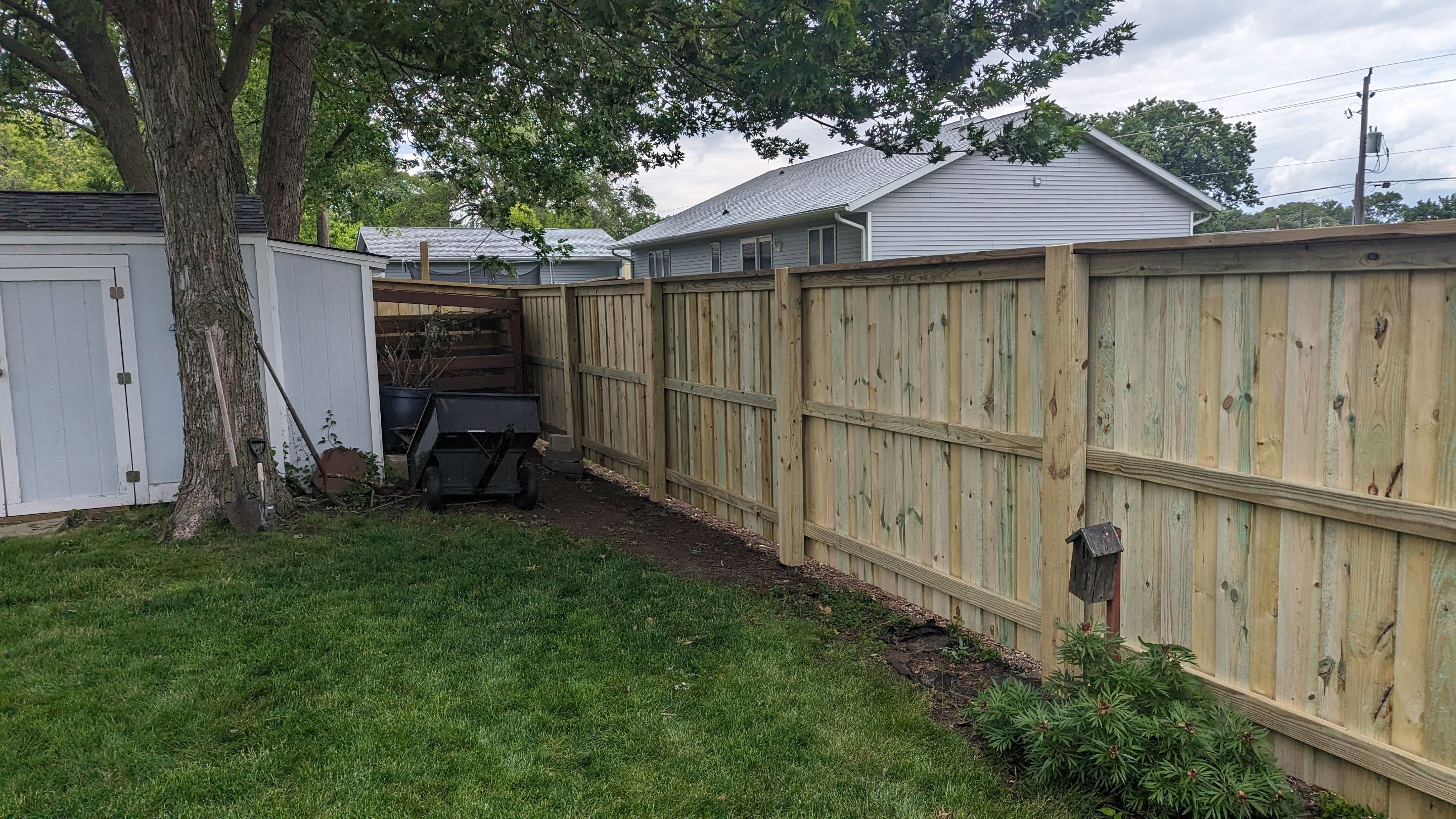 Project in Evansdale by Perfect Picket Fence and Stain
