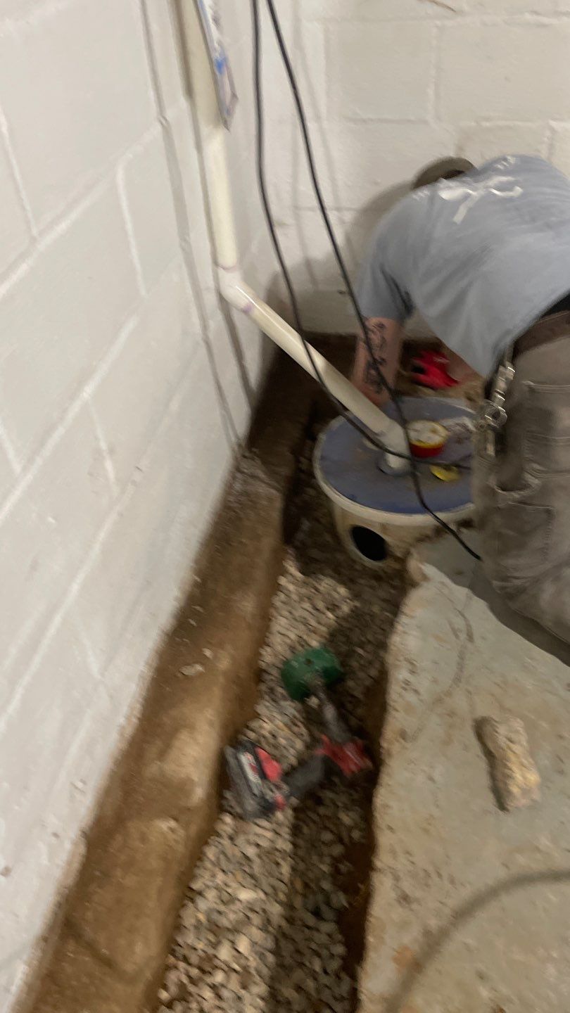 Interior Drain Tile & Yard French Drain in St. Paul, MN by Waterproofing Northeast