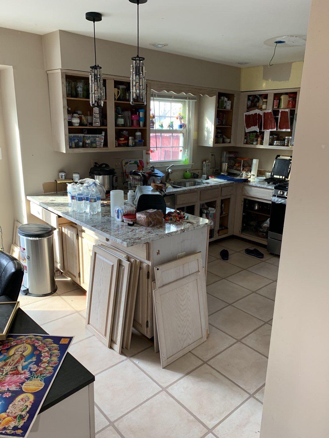 Wall & Cabinets Painting by Greenspring Construction Services