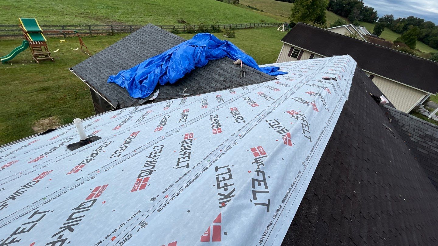 Residential Roof Installation by KISH RESTORATION