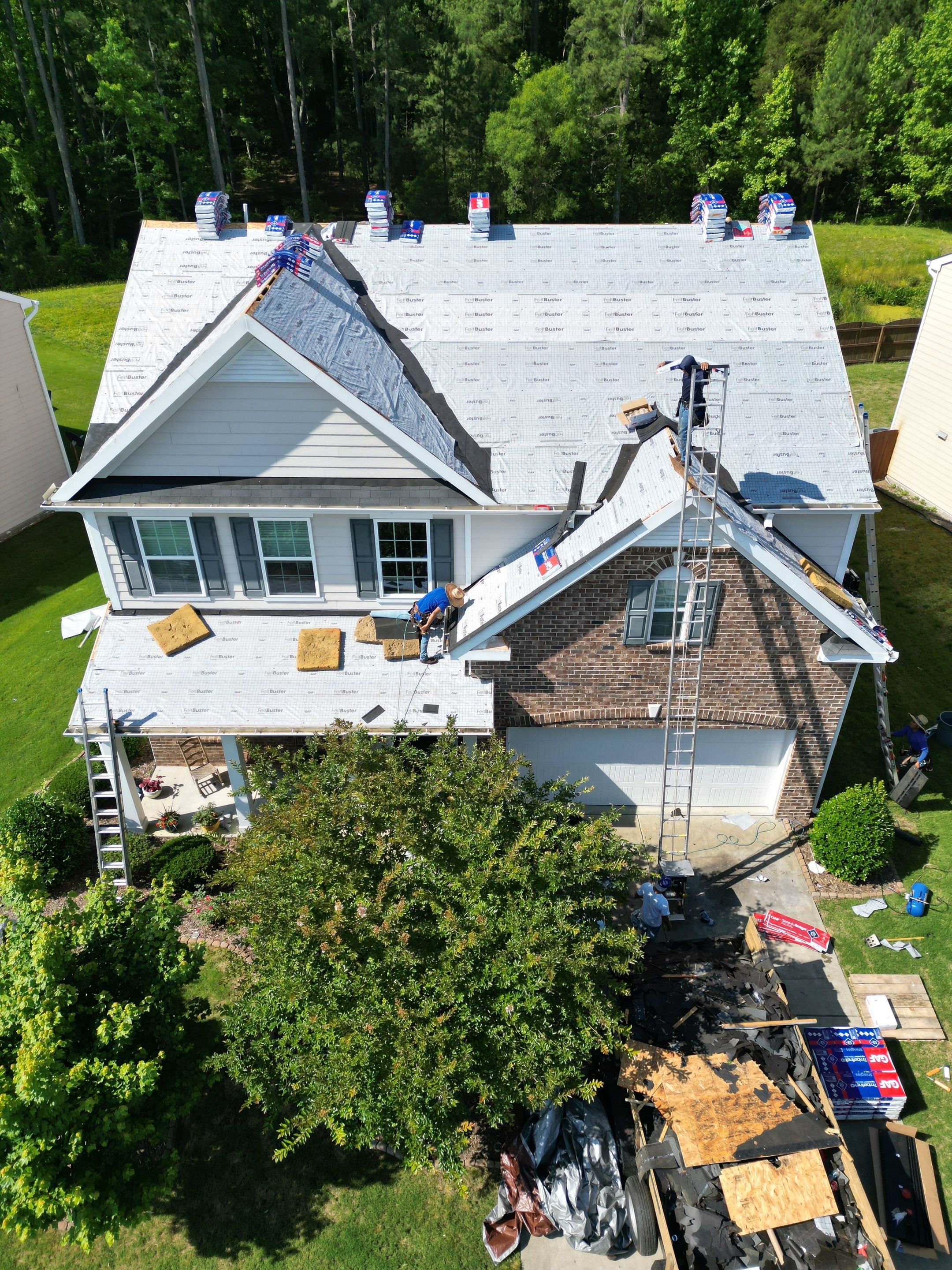 Roof Replacement - GAF Timberline HDZ Slate by Pro Performance Roofing