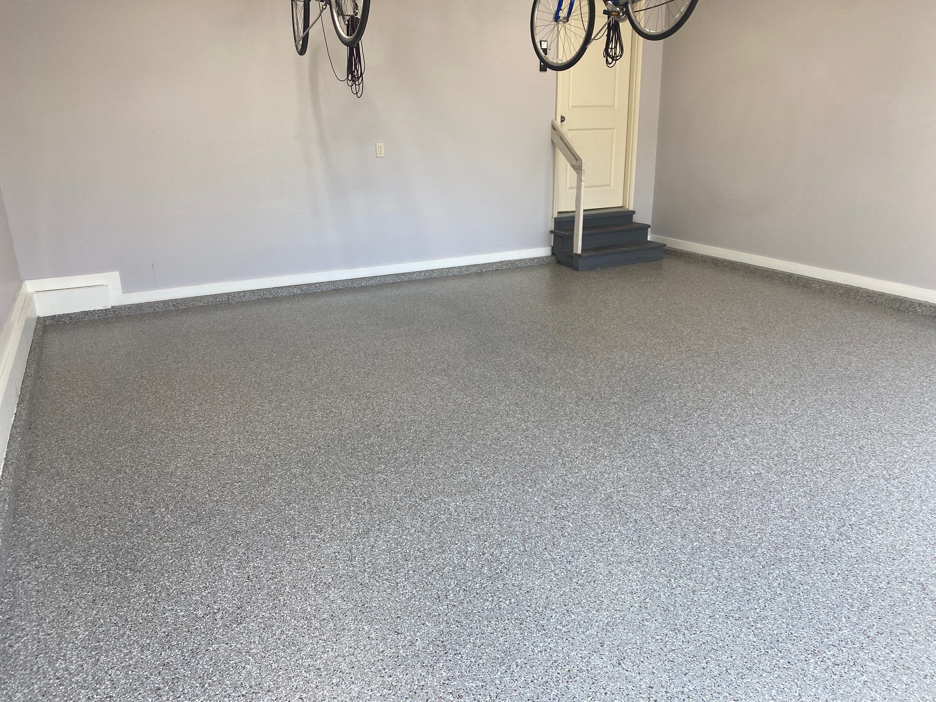 Dick E. gets a new garage floor! by Banner Garage