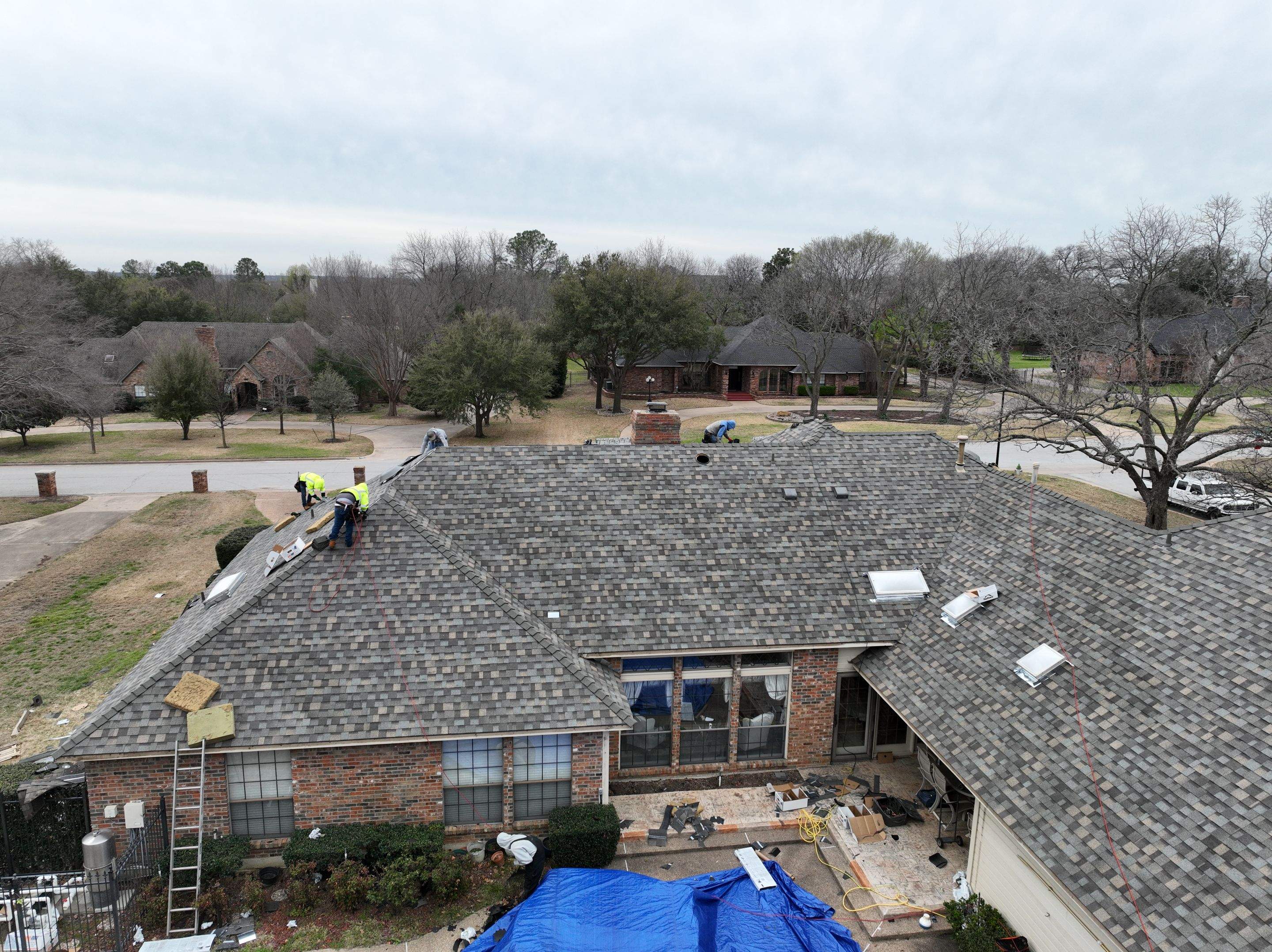 Residential Roofing Installation using Iko Nordic by Becker Roofing and Exteriors