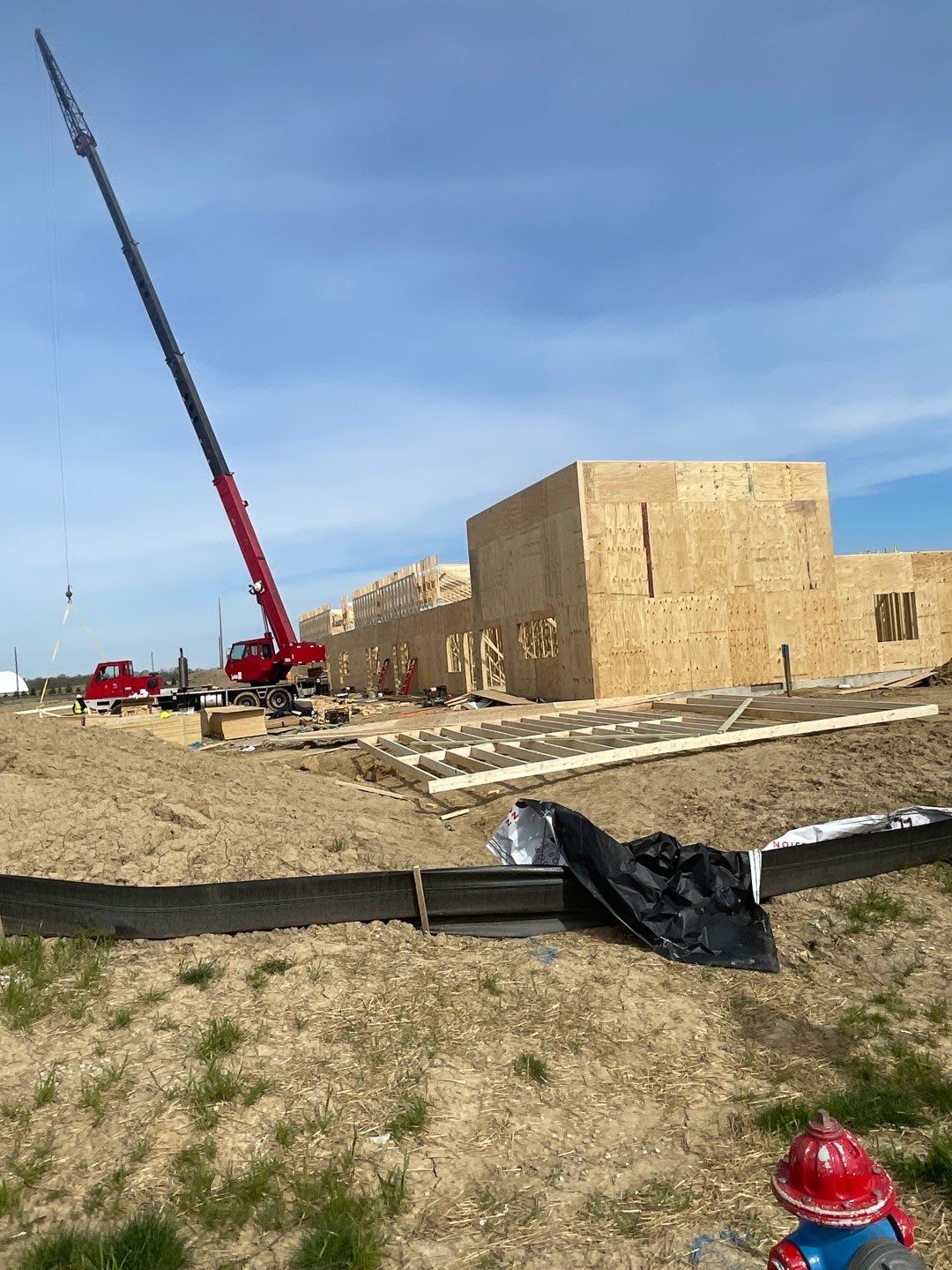 Commercial Roofing Installation using 60 mil rubber roof  by Nitro Roofing and Construction