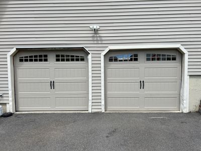 Garage Door Installation using Amarr Designer Choice door