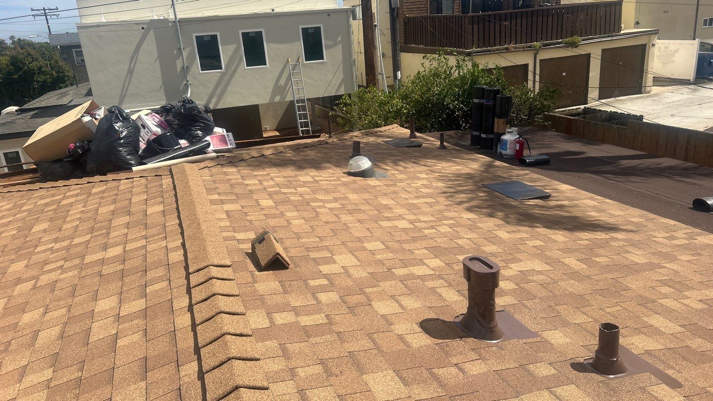 Full Asphalt Shingle Roof Replacement with Decking Repairs in San Diego by Reliable Roofing San Diego Inc.
