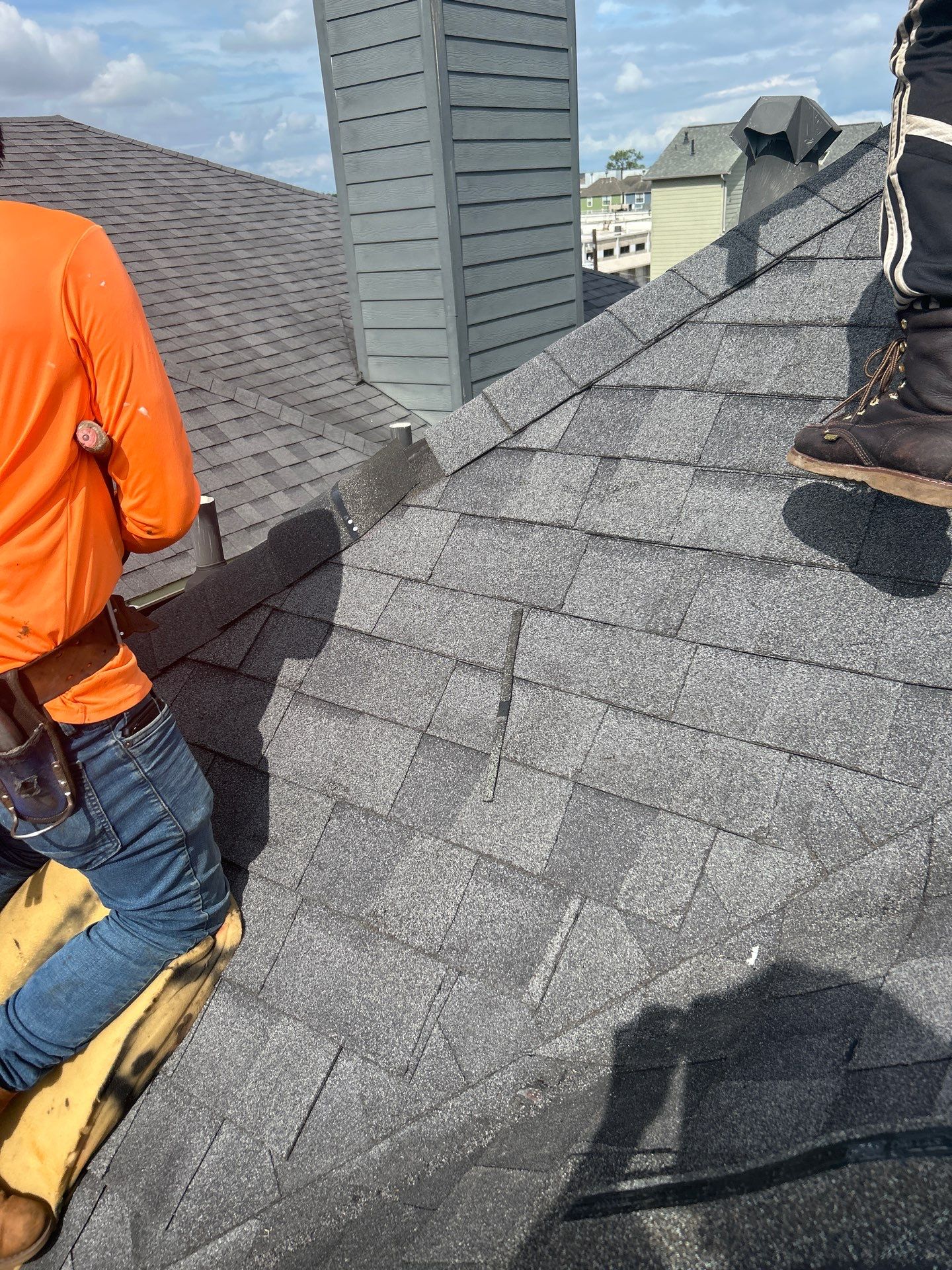 Residential Roofing Repair using Owen's Corning Duration (Lifetime) Shingles by Roof Repair Company