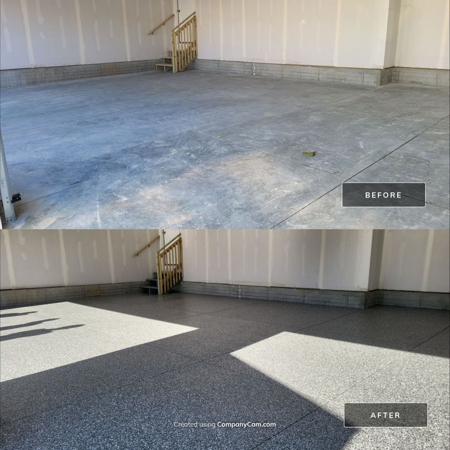 New Bennington Garage Renovation! by Revival Concrete Coatings, LLC