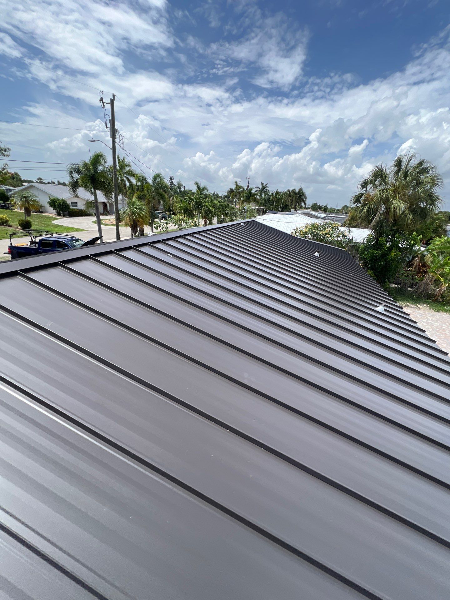 New Standing Seam Metal Roof Installation in North Fort Myers by cordova home services