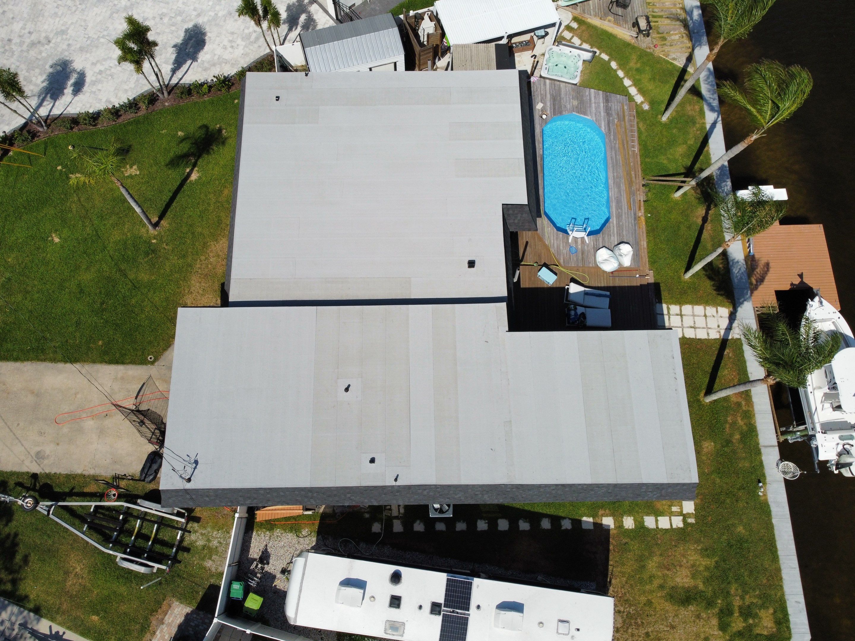 Roof Replacement in Palm Harbor, FL. by Steadfast Roofing