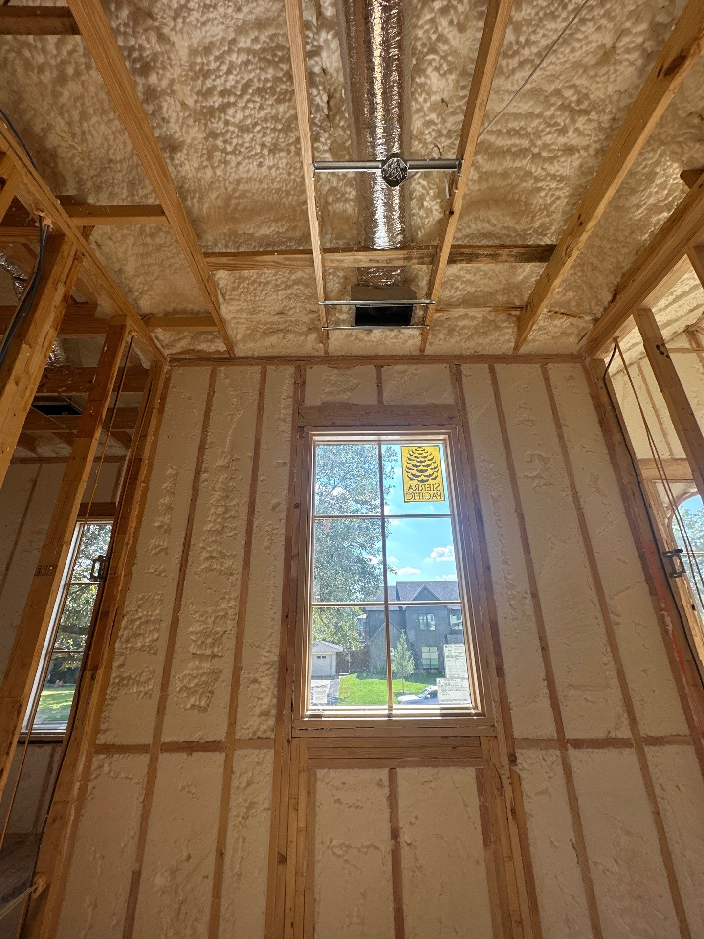 Another beautiful custom home in Dallas fully encapsulated ✔️ by Apex Insulation Solutions