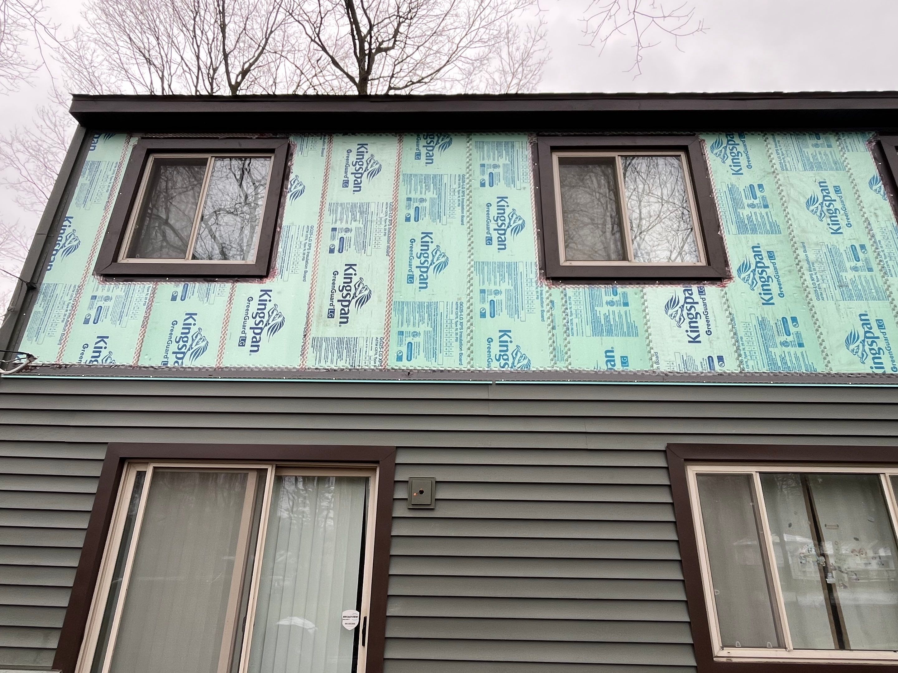 Siding Replacement using Alside Charter Oak D4.5" Deep Moss by 180 Contractors